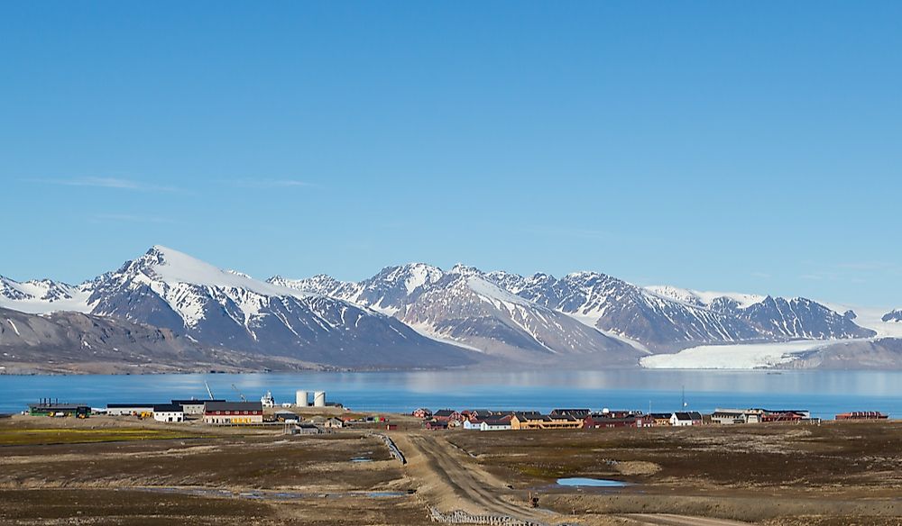 The scientific research base at Ny-Ålesund is home to about 30 people.