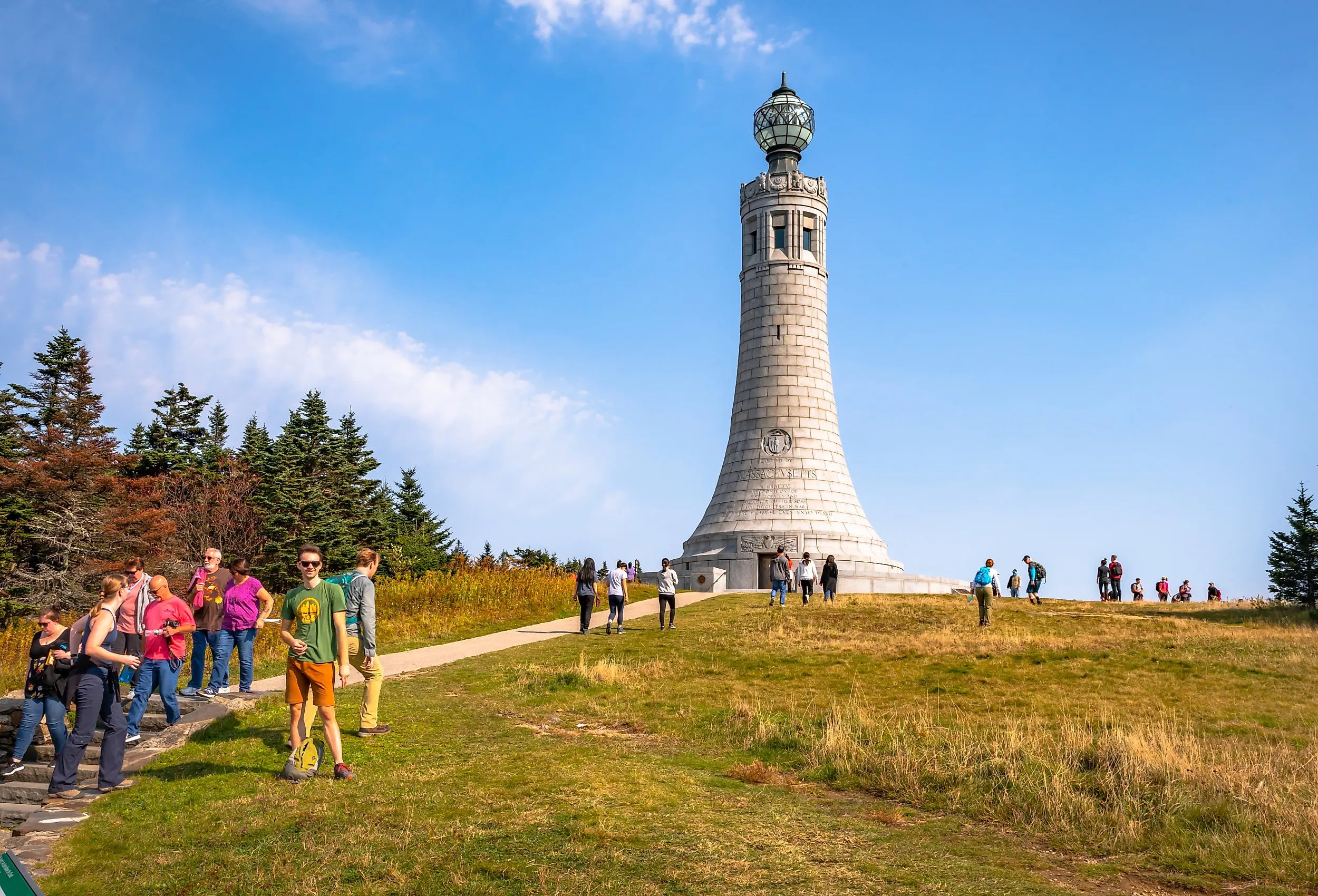 Visitors trek to the summit of Mount Greylock. Image credit Keith J Finks via Shutterstock