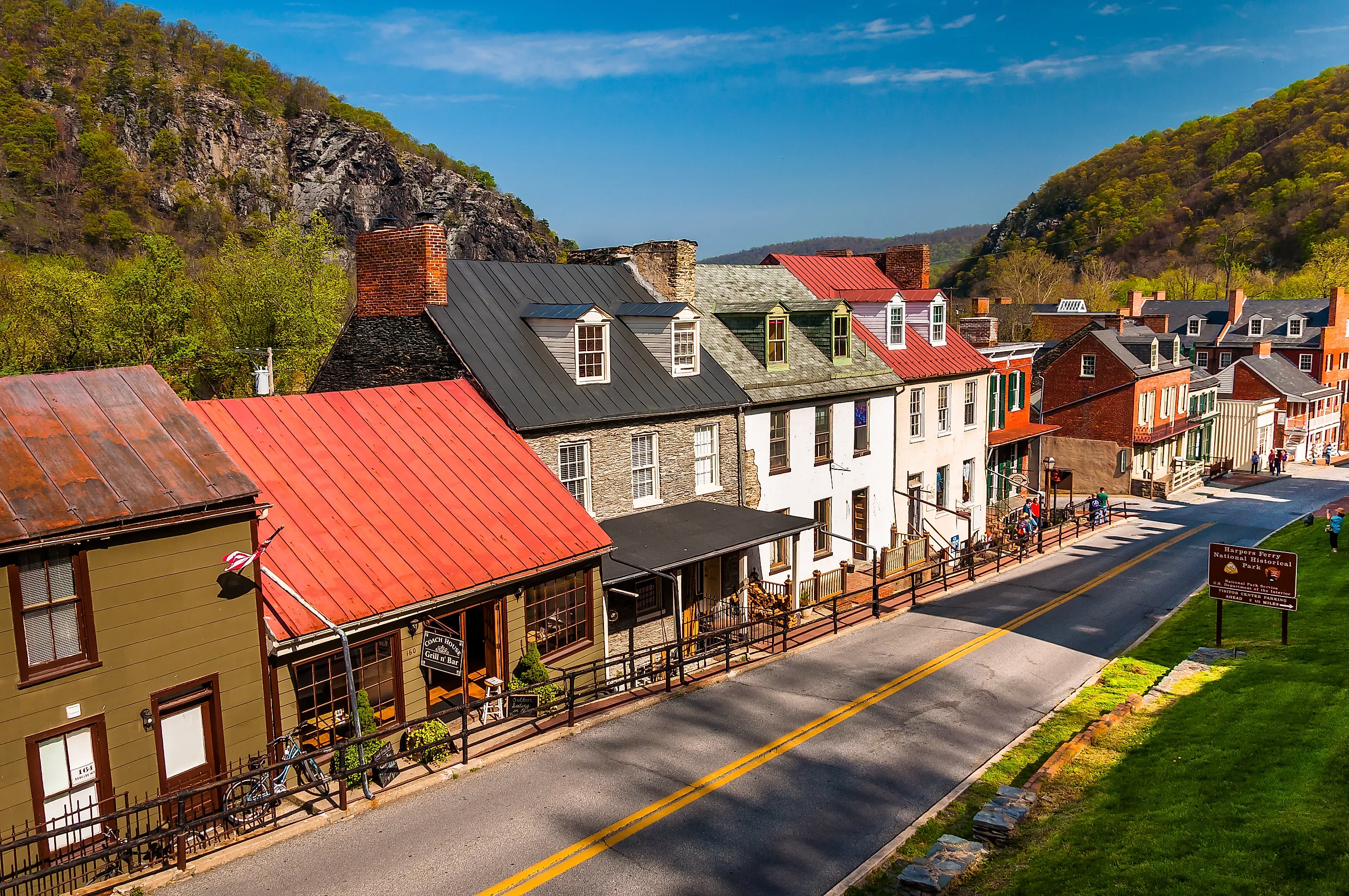 Downtown Harpers Ferry, West Virginia