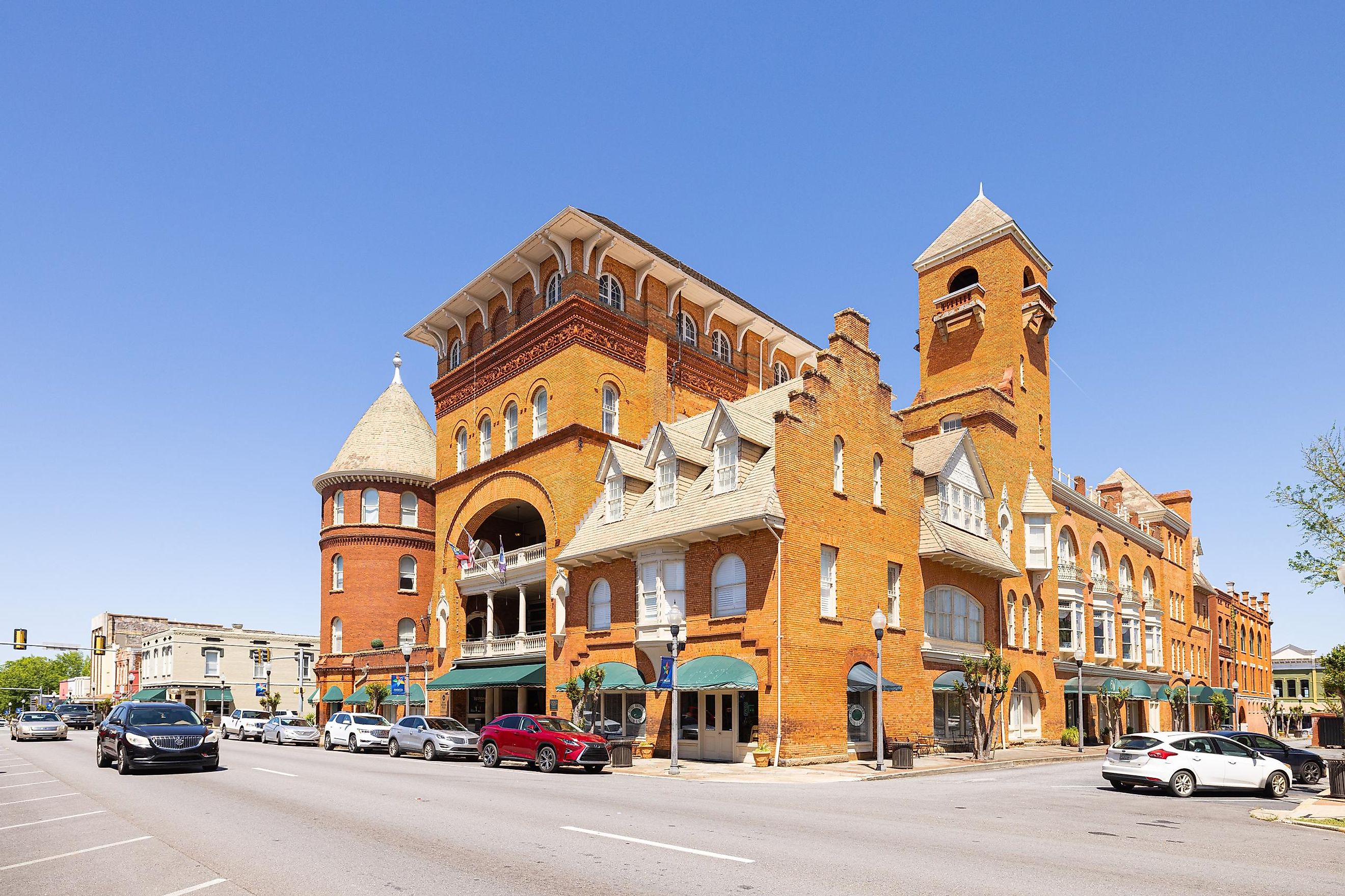 The Historic District in Americus, Georgia. Editorial credit: Roberto Galan / Shutterstock.com