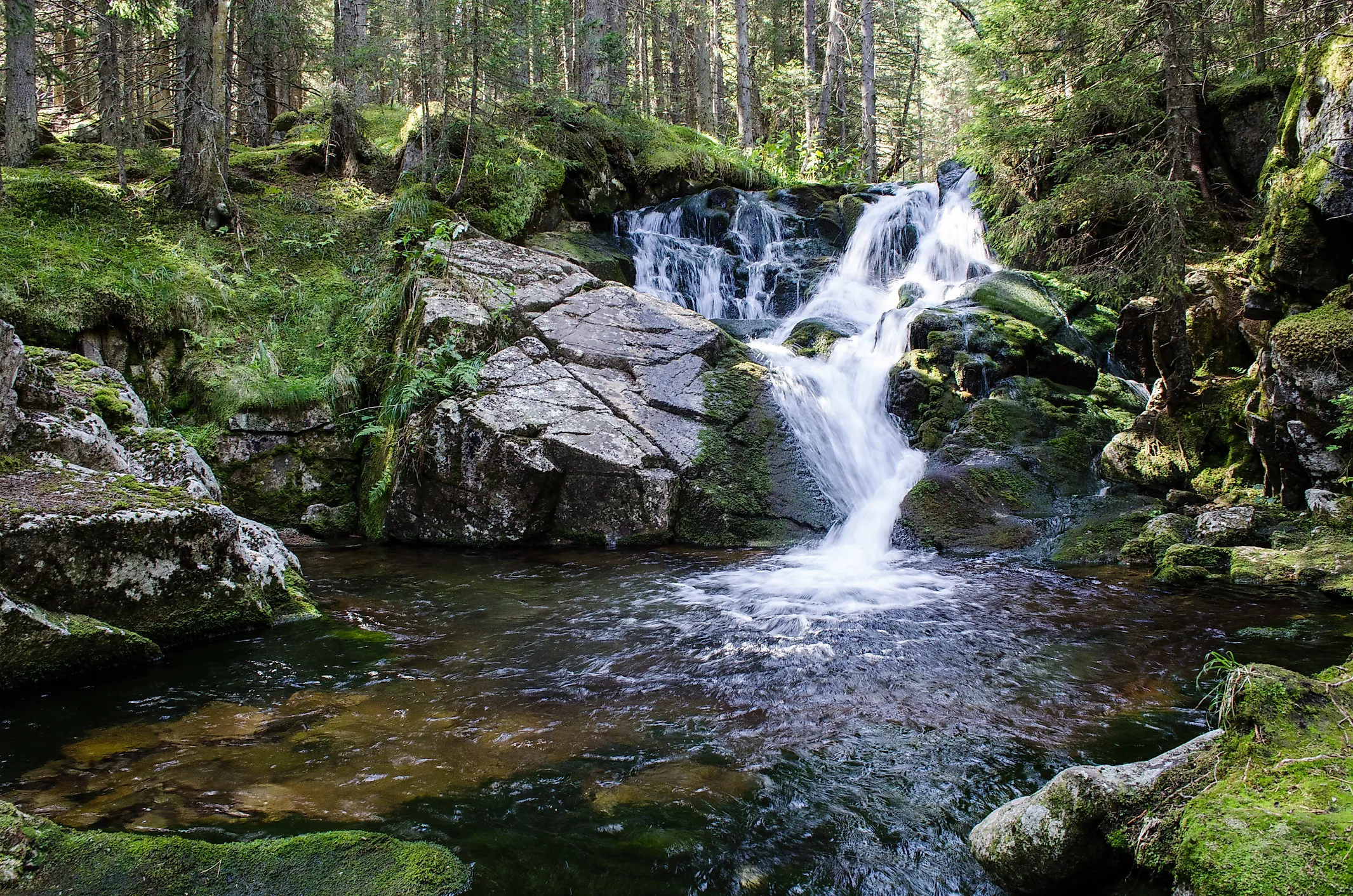 Rocky water flows and glacial lakes are among the biggest draws to Romania's Retezat National Park.