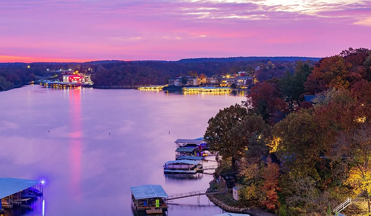 Sunrise on Lake Ozark, Missouri