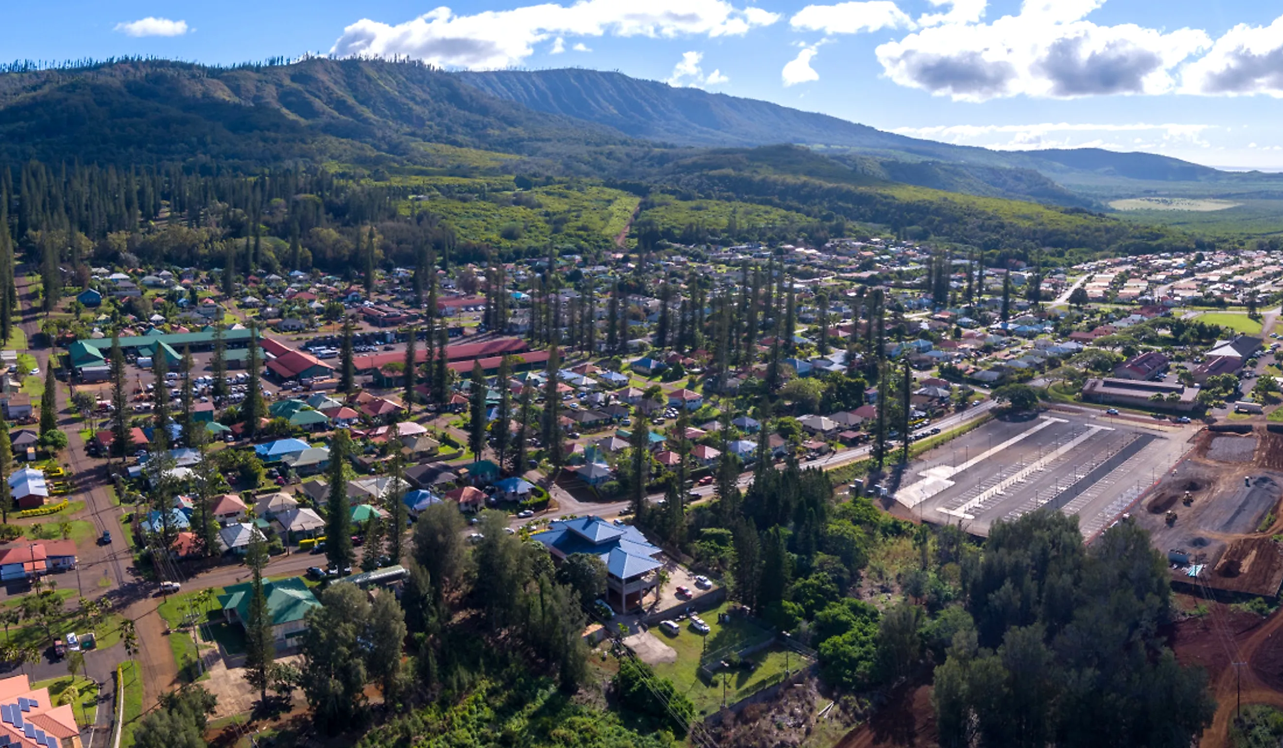 Lanai City, the island of Lanai, the state of Hawaii, USA.