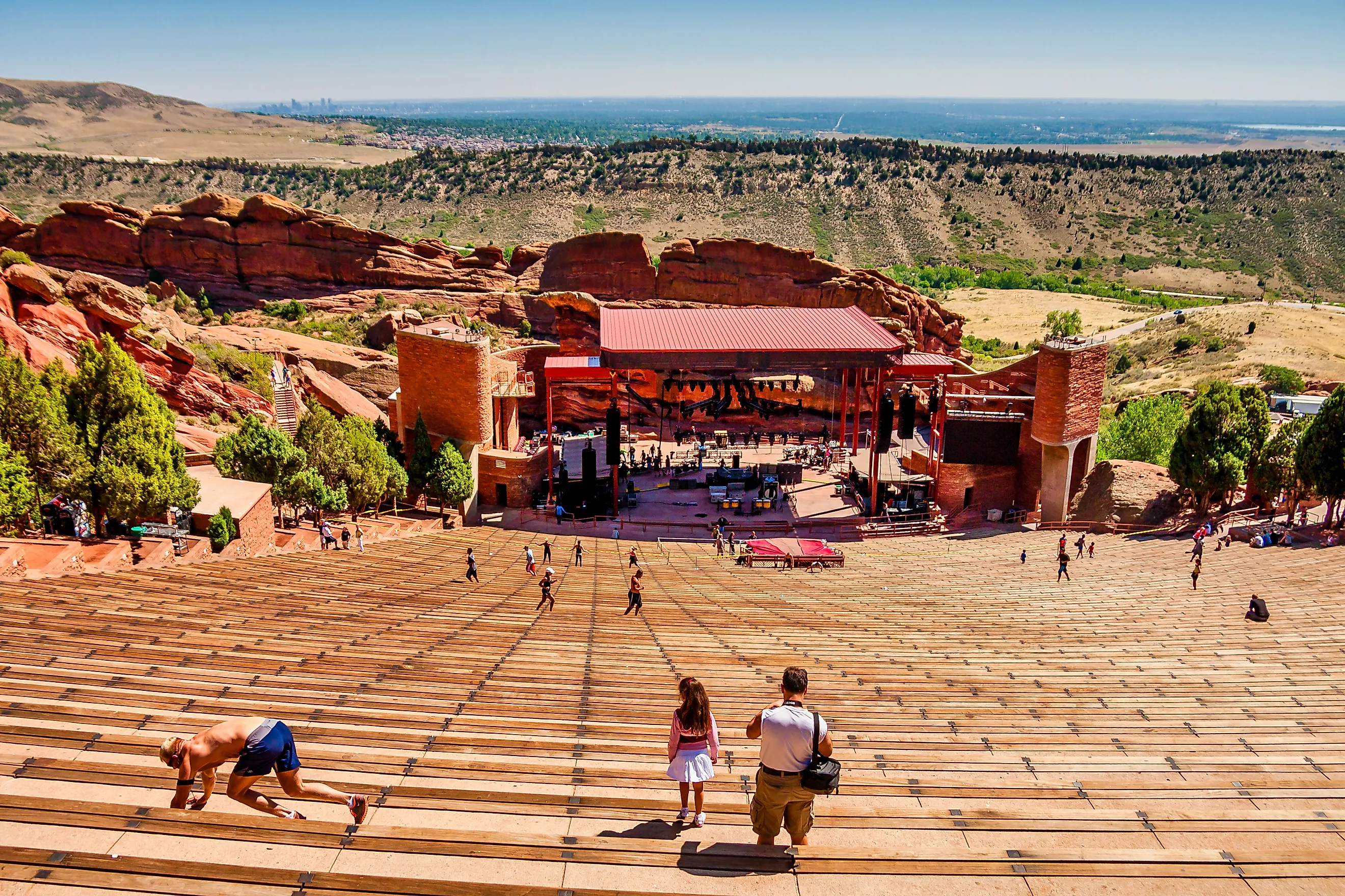 Red Rocks Amphitheatre in Morrison, Colorado.