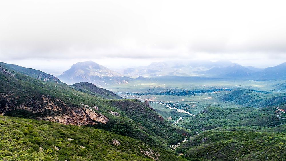 The natural landscape of Angola.