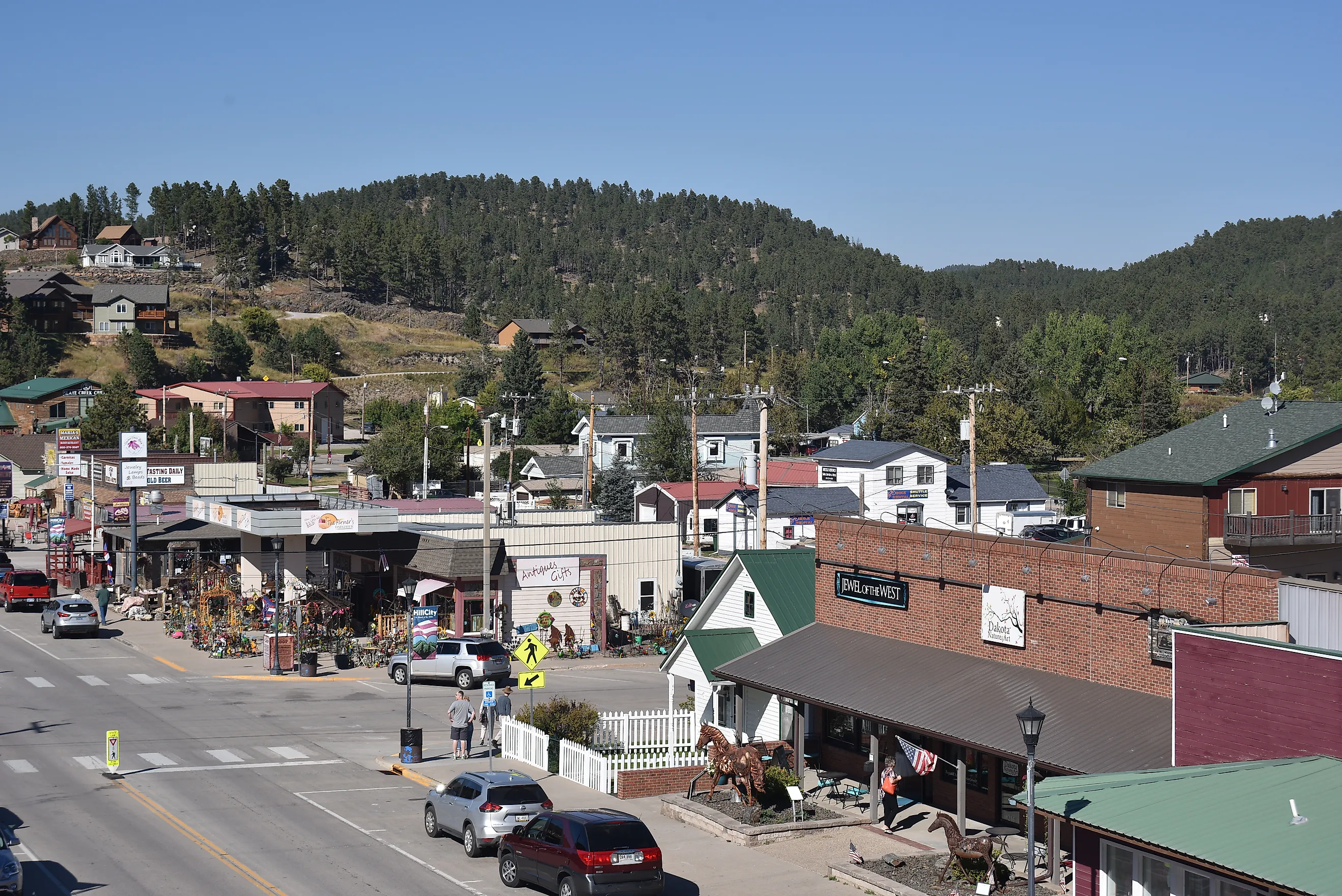 Main street Hill City. 