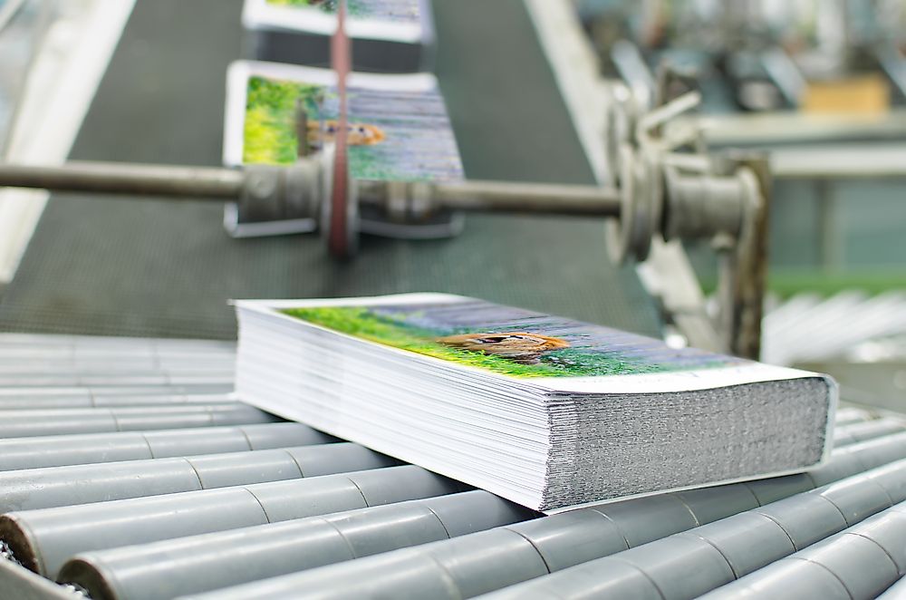 Producing large quantities is often less expensive than producing smaller quantities.