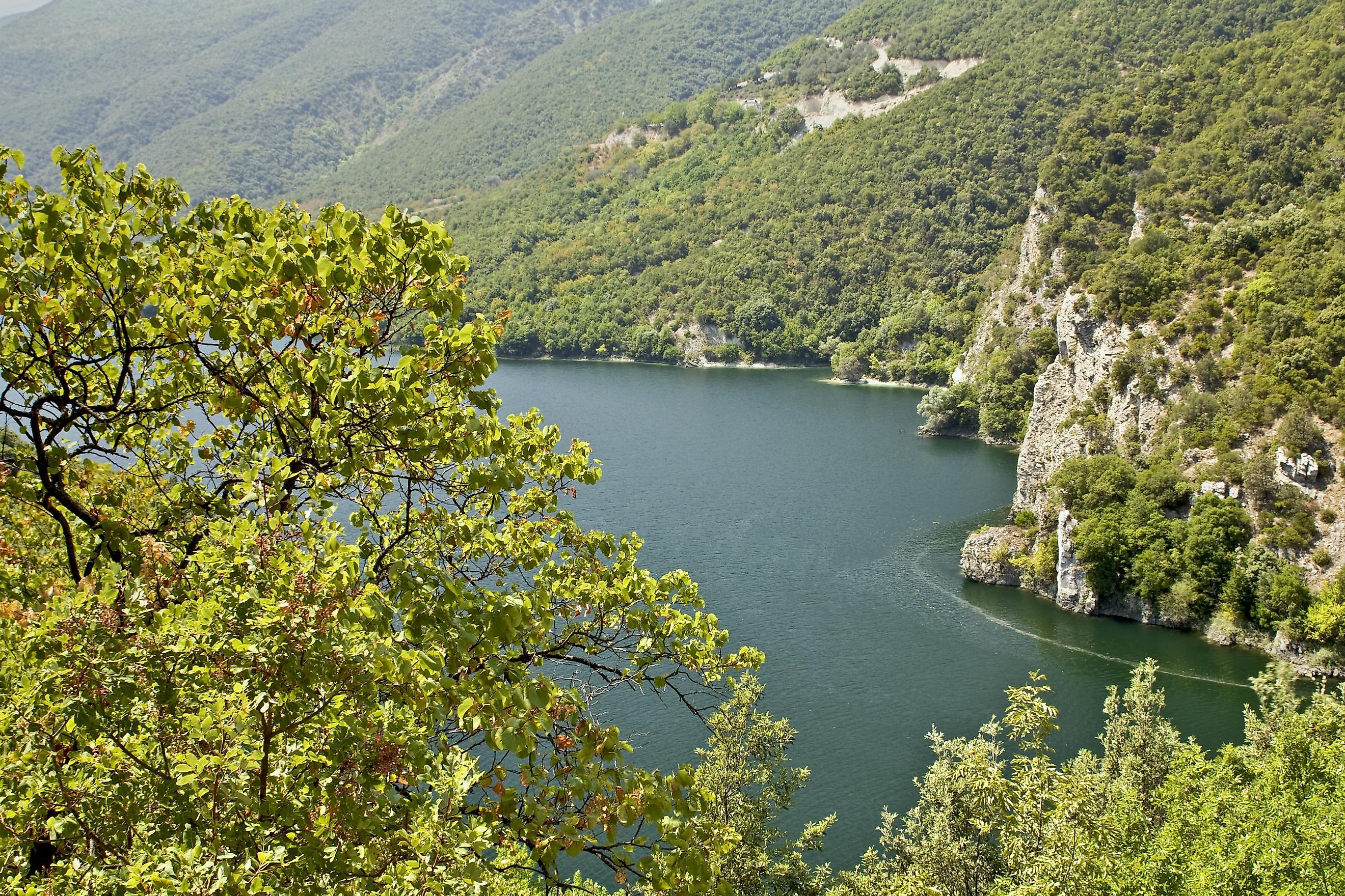 River Aliakmon in Northern Greece.