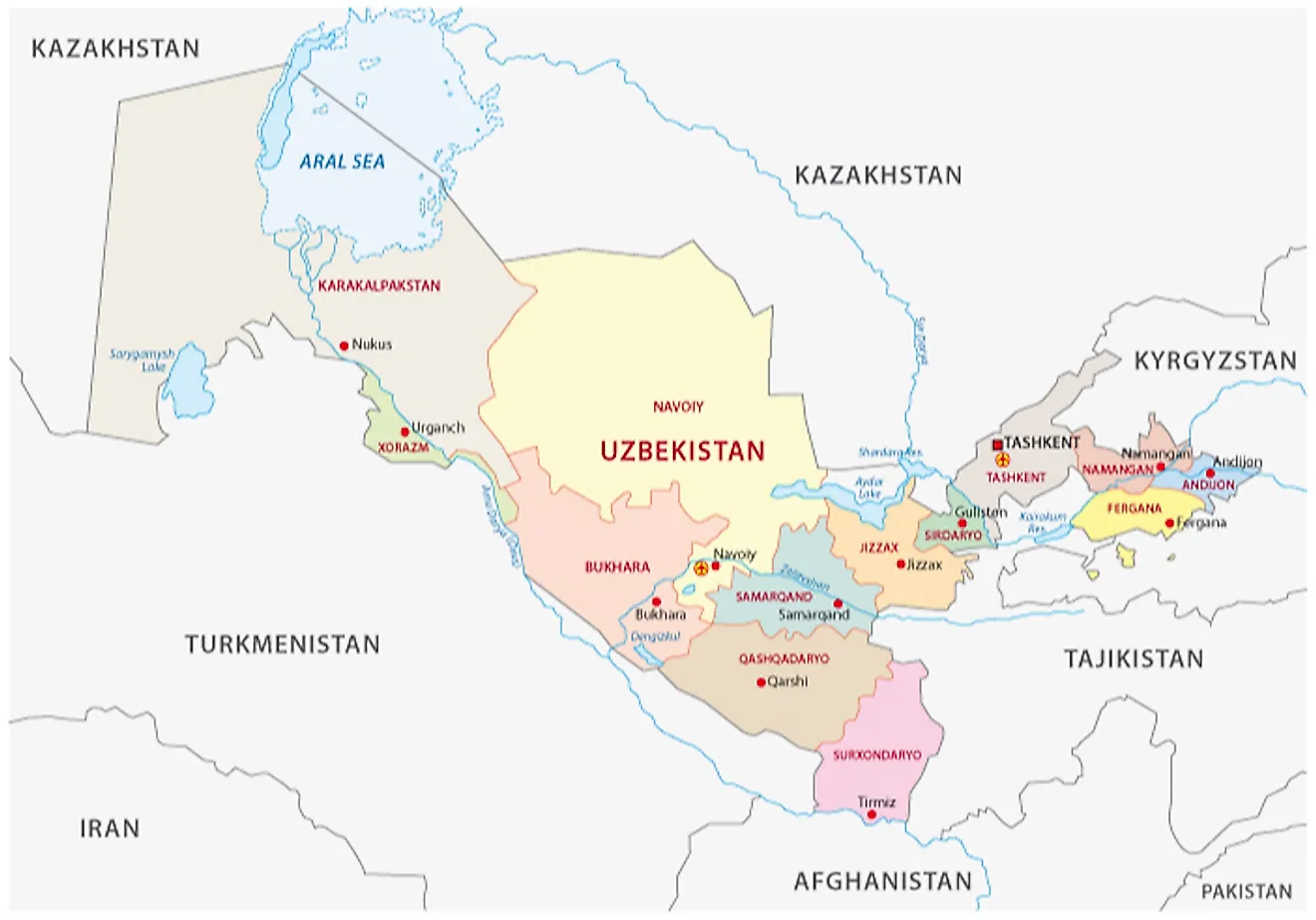 Uzbekistan Maps & Facts - World Atlas