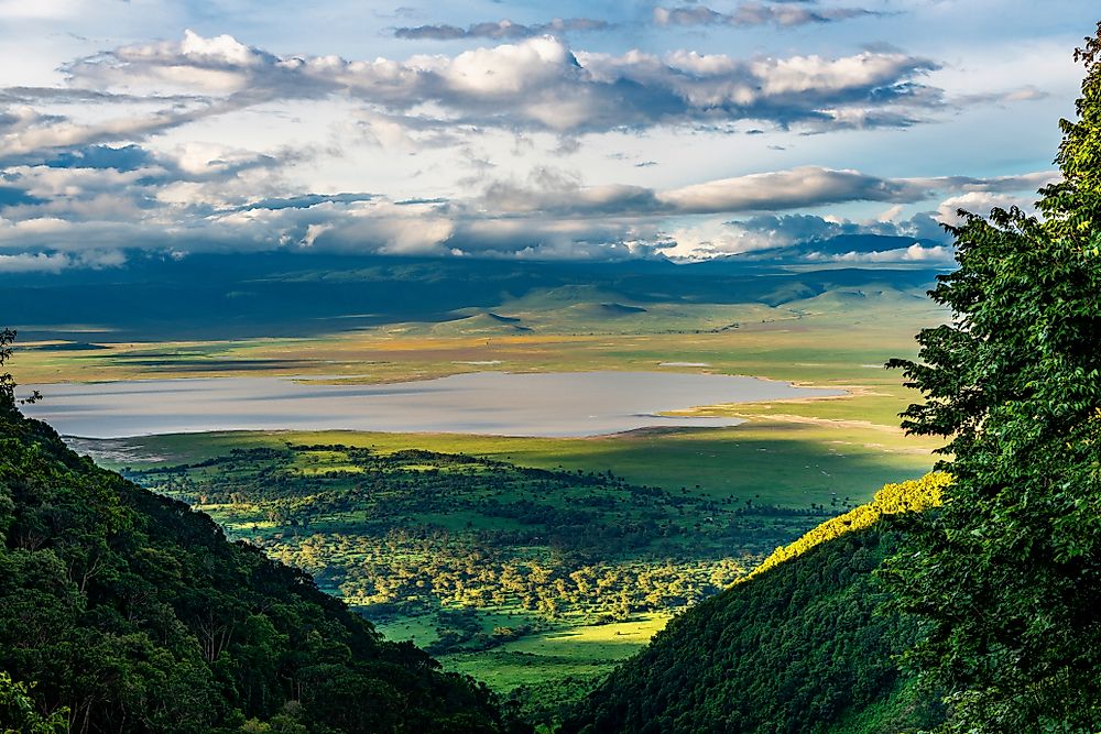 Some countries are at a higher elevation than others.