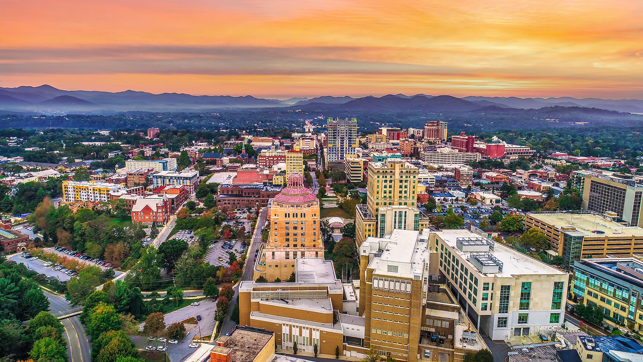 Downtown Asheville, North Carolina.