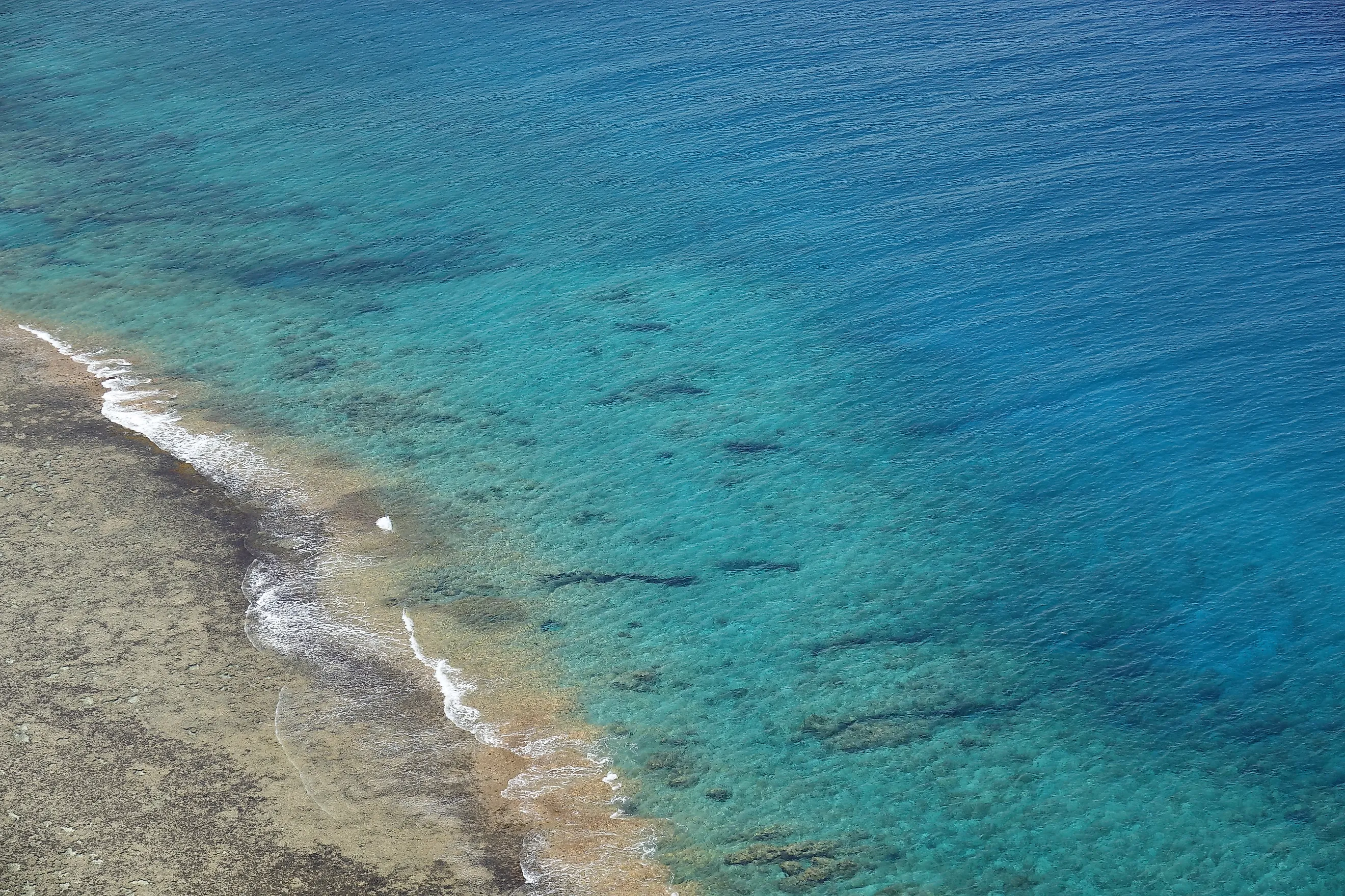 Landscape of Mariana Trench in Guam. 