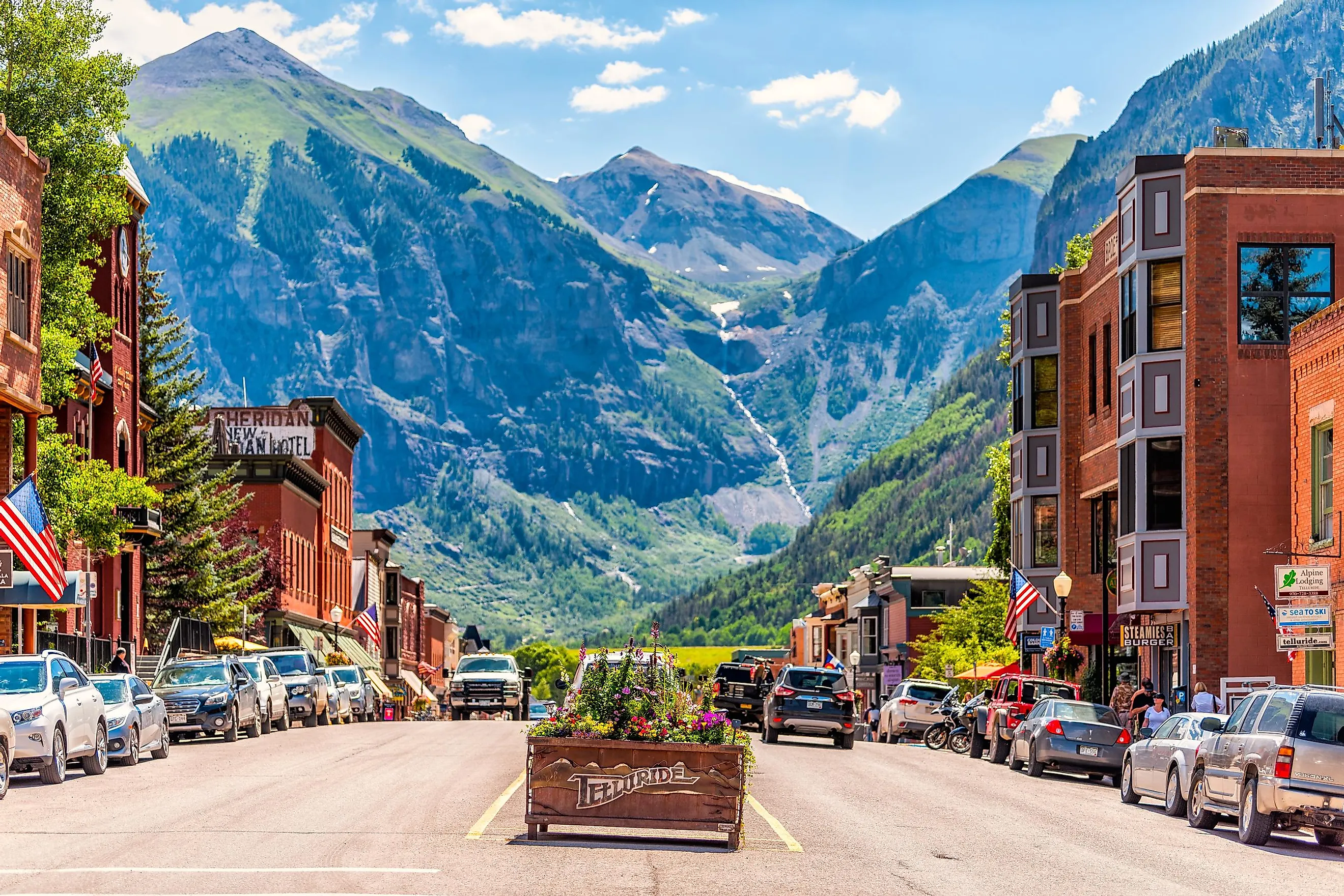 The gorgeous town of Telluride, Colorado.