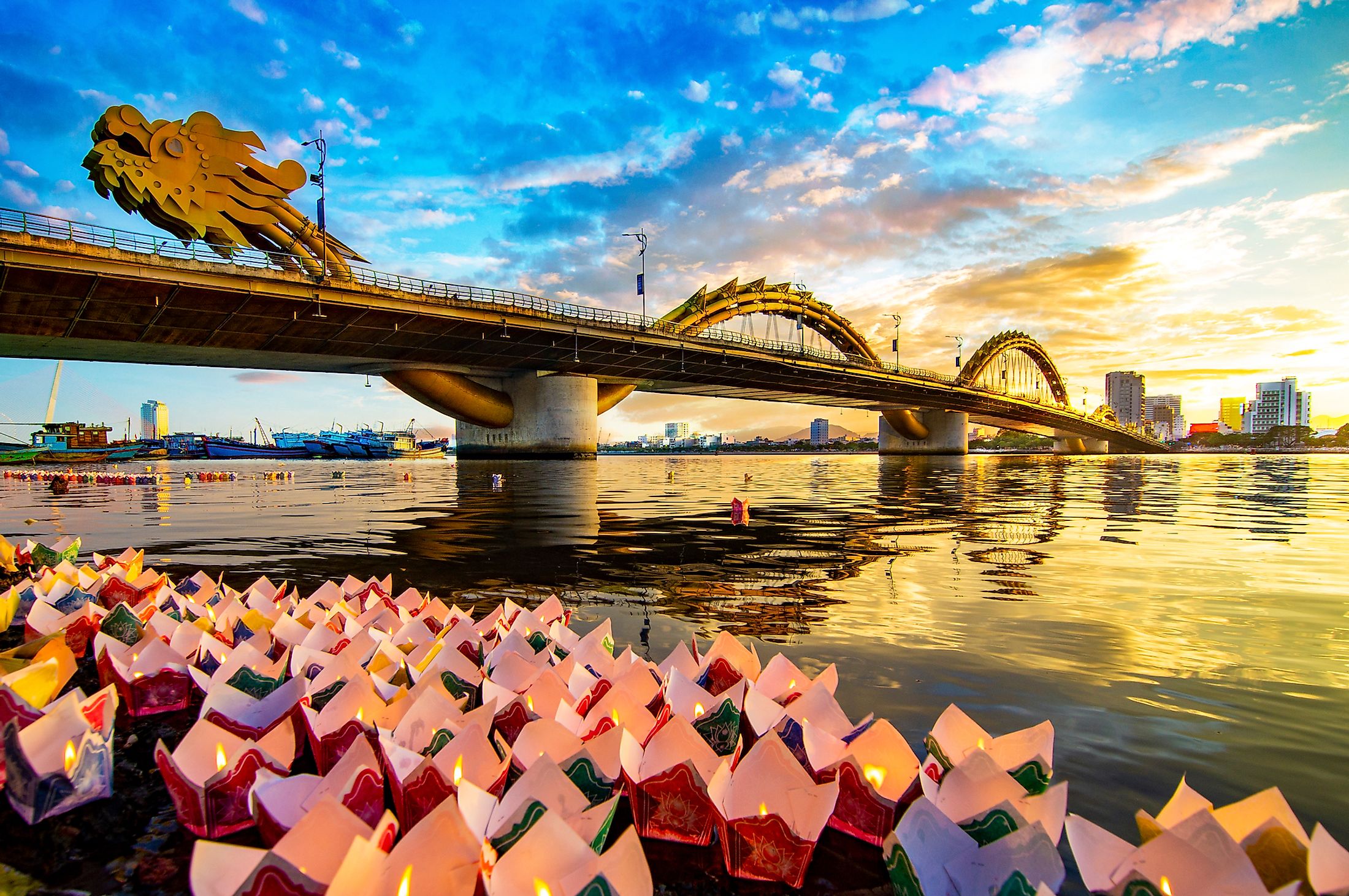 Dragon Bridge in Vietnam.