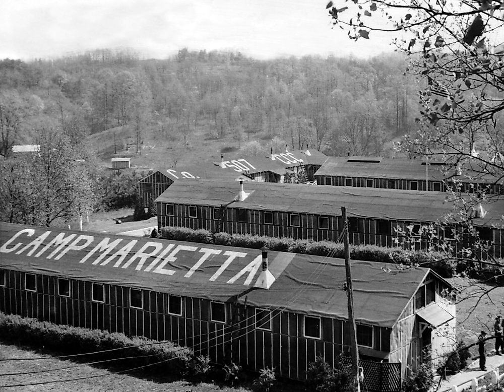During WWII, many of Ohio's conscientious objectors worked at Camp Marietta.