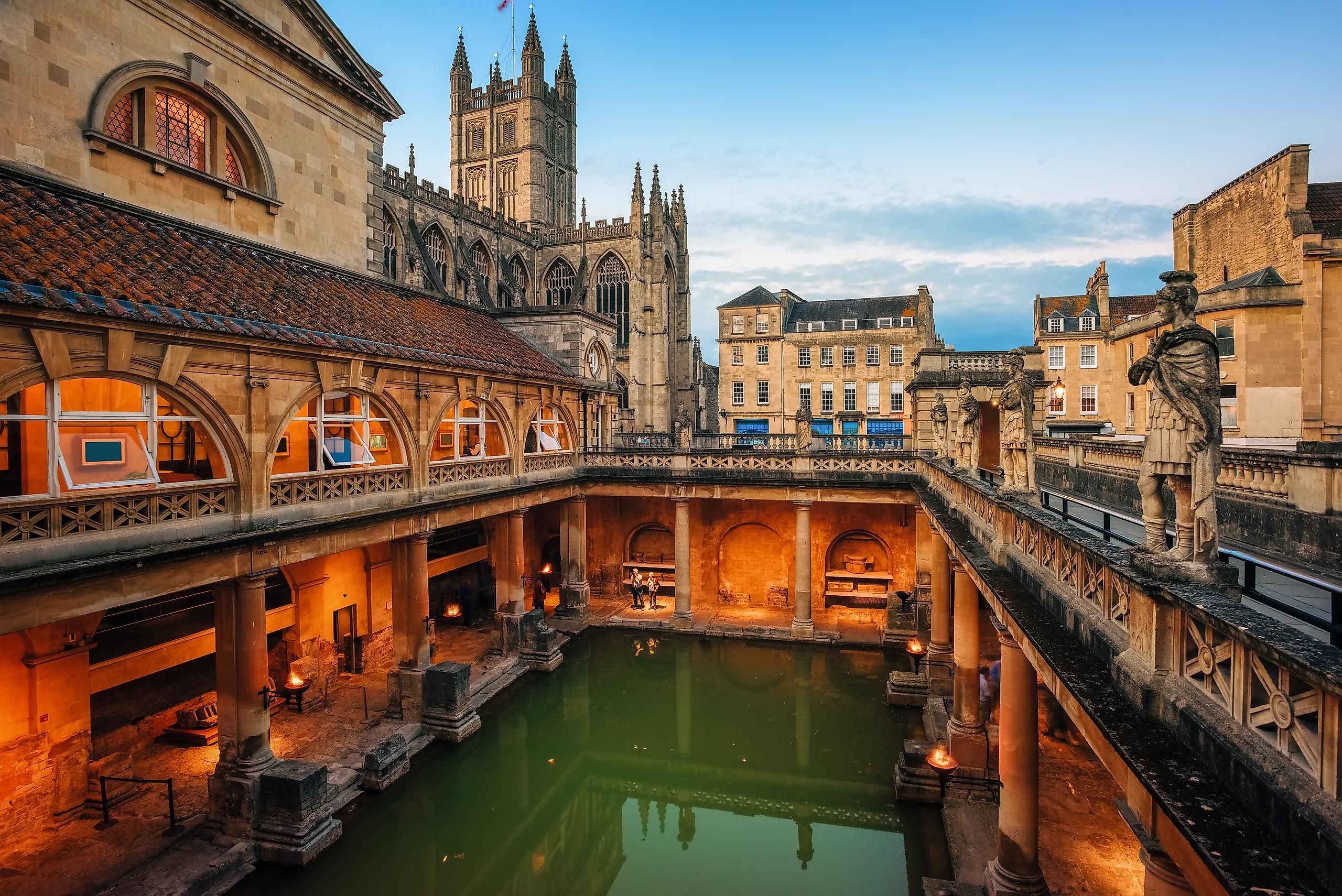 Roman Baths in Bath, England