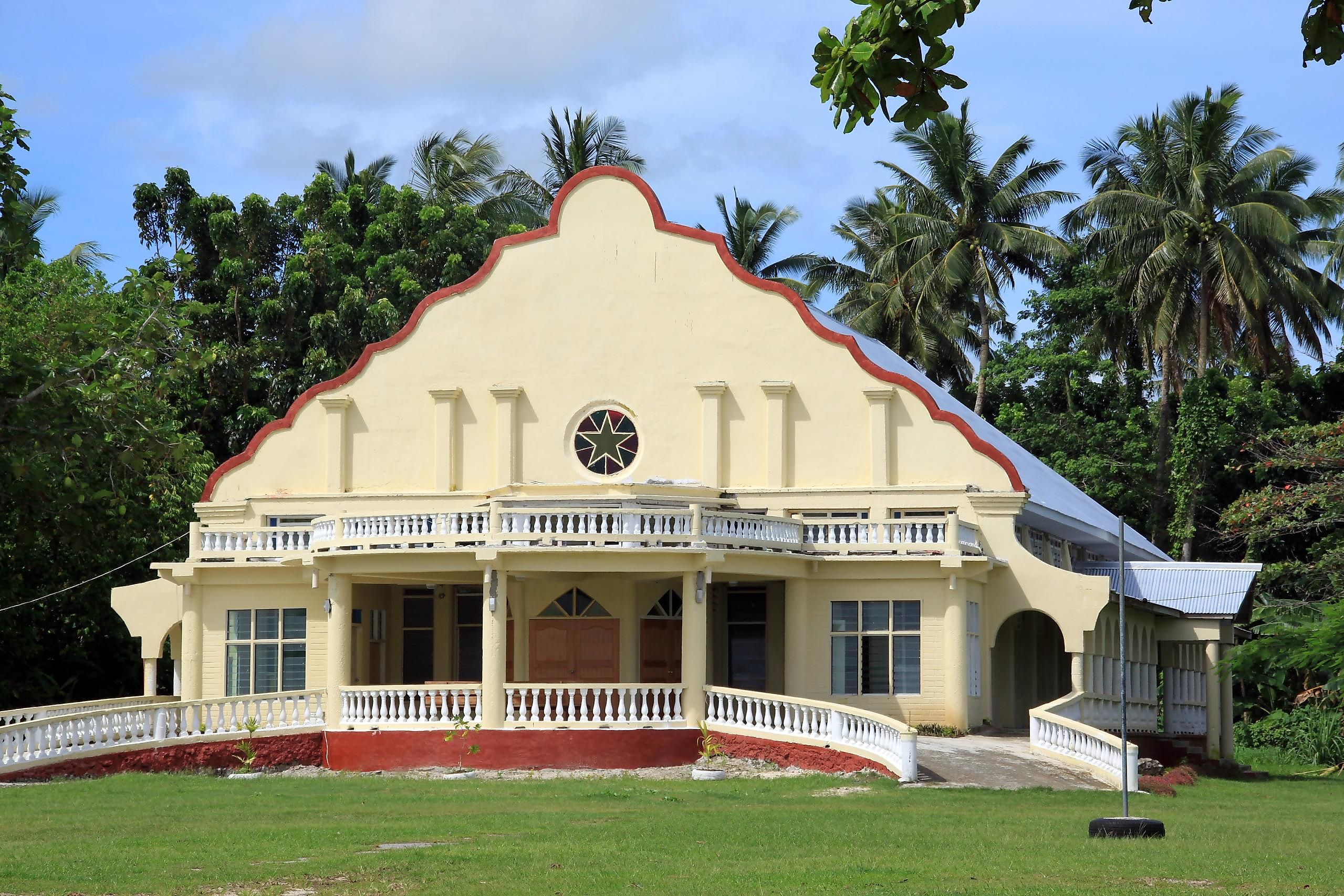 A Christian church in Samoa.