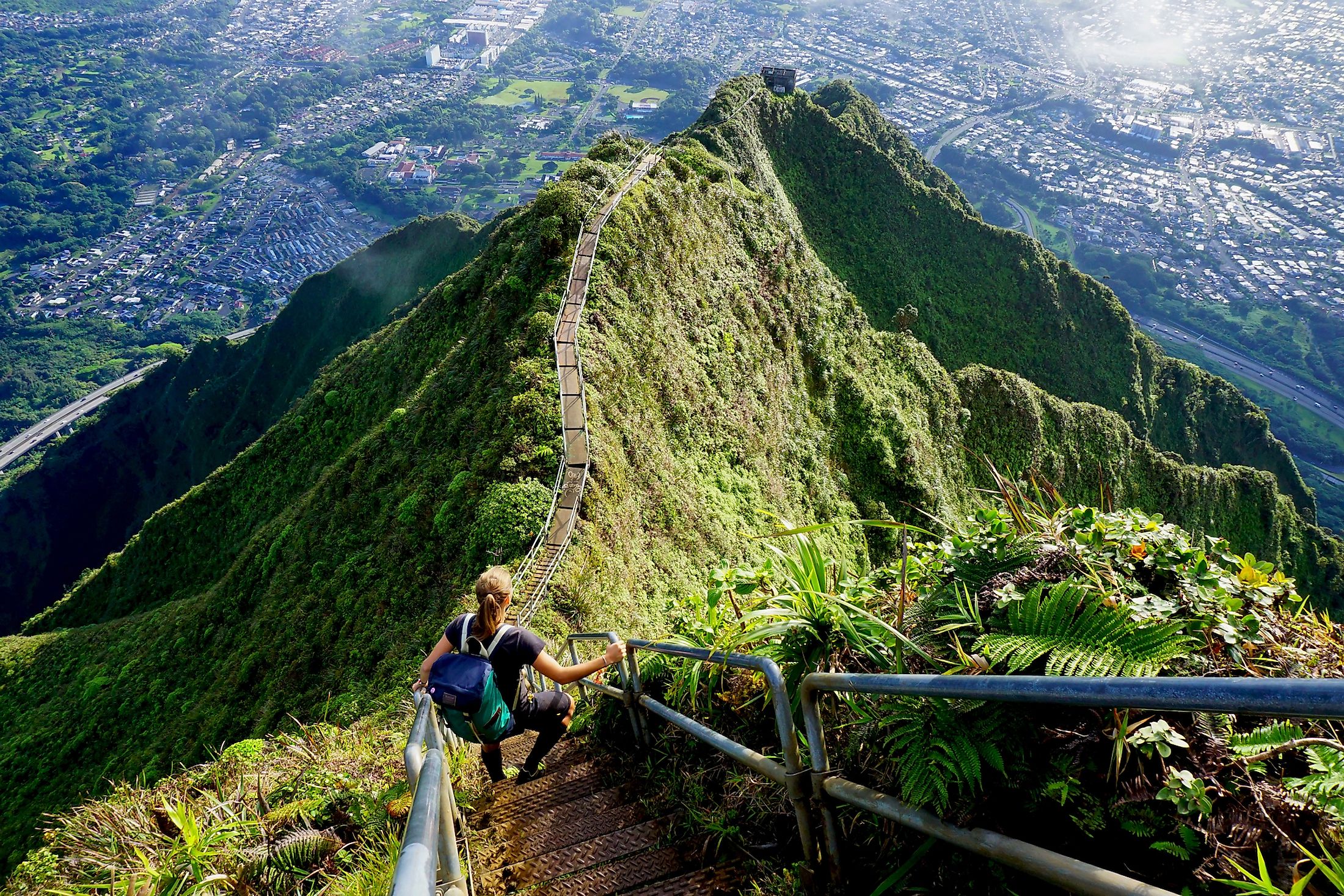 Stairway to Heaven, Haiku Stairs, Hawaii, Oahu, United States