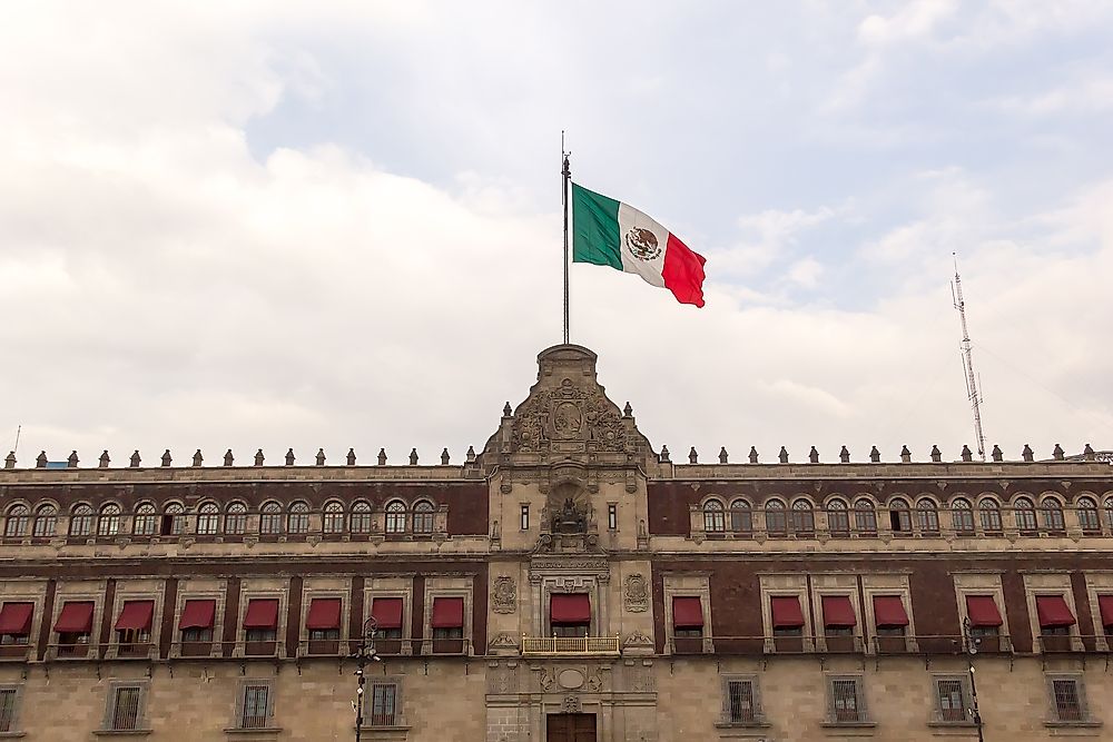 The National Palace, in Mexico City, is official seat of Executive Power.
