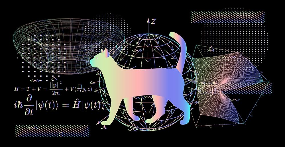 One other very well known example is the Schrödinger's cat thought experiment, which is a paradox that operates under the rules of the quantum realm.