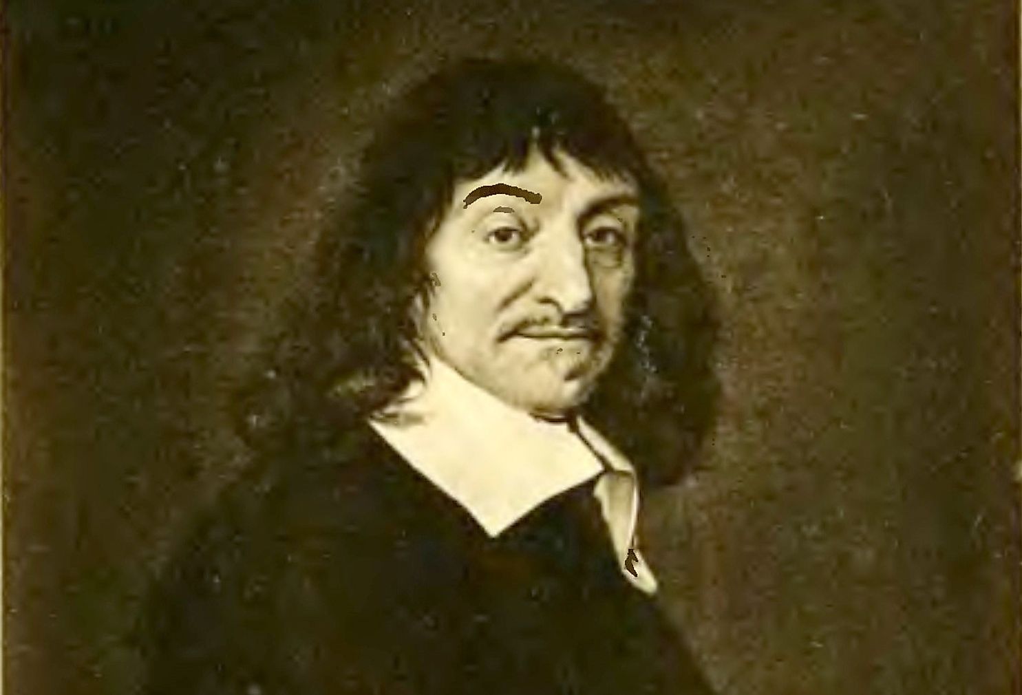 Portrait of René Descartes 1893, by Franz Hals. Image taken from the Louvre in France.