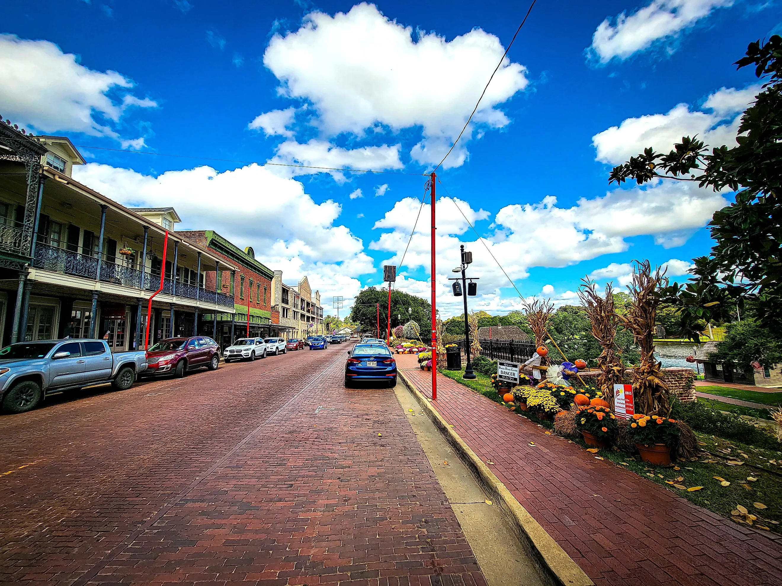 Main Street in Natchitoches, Louisiaina.