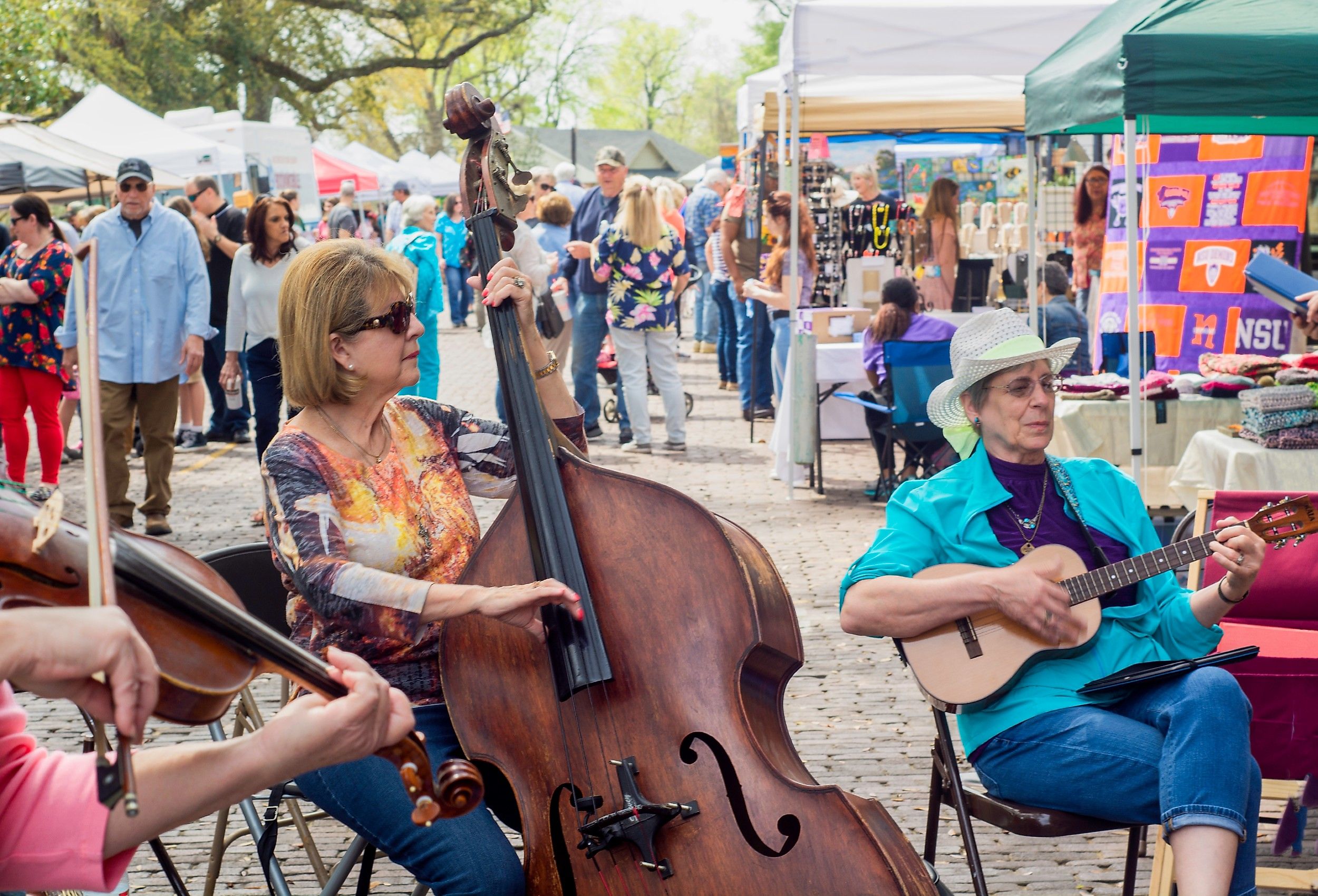 A lively street scene in Natchitoches, Louisiana. Image credit: billy ogle via Shutterstock