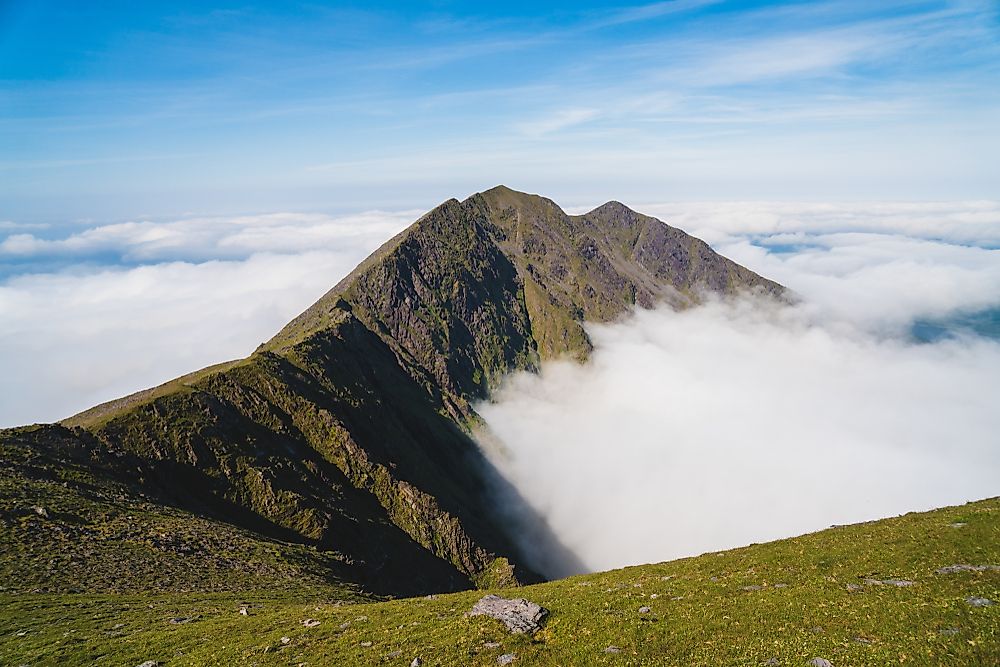 Carrauntoohil, Ireland's tallest mountain.