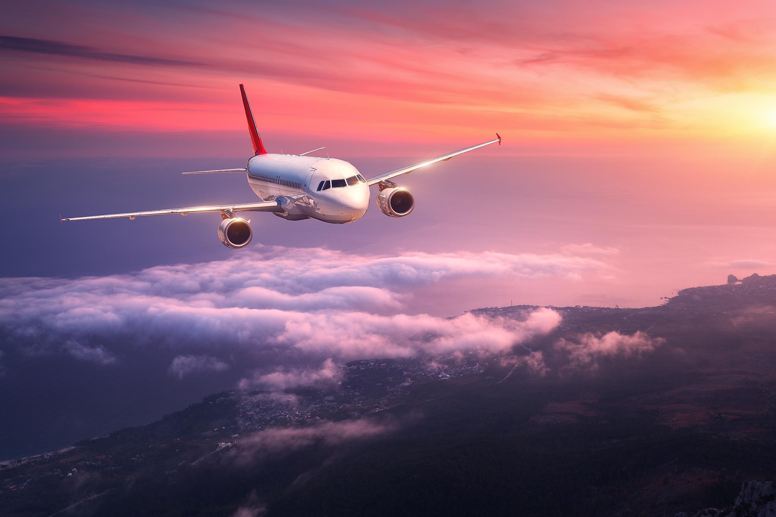 Planes fly in the second layer of the atmosphere called the stratosphere.