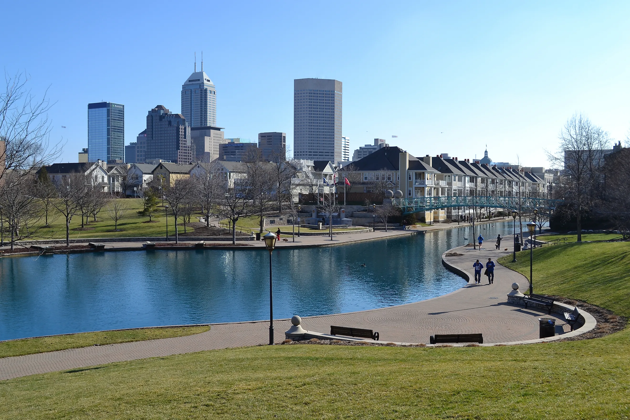The beautiful city of Indianapolis, Indiana. Editorial credit: Jessica Kirsh / Shutterstock.com.
