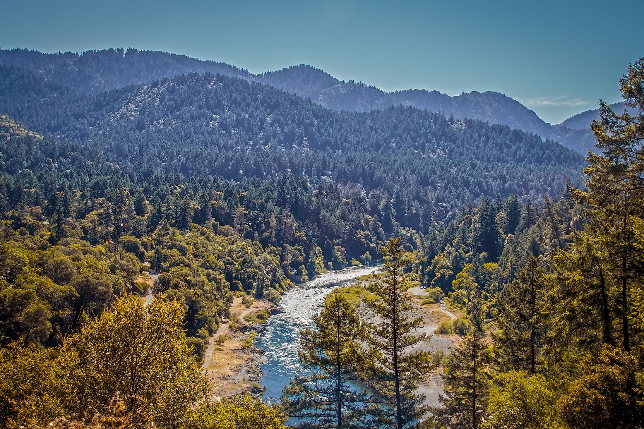Trinity River in Northern California.