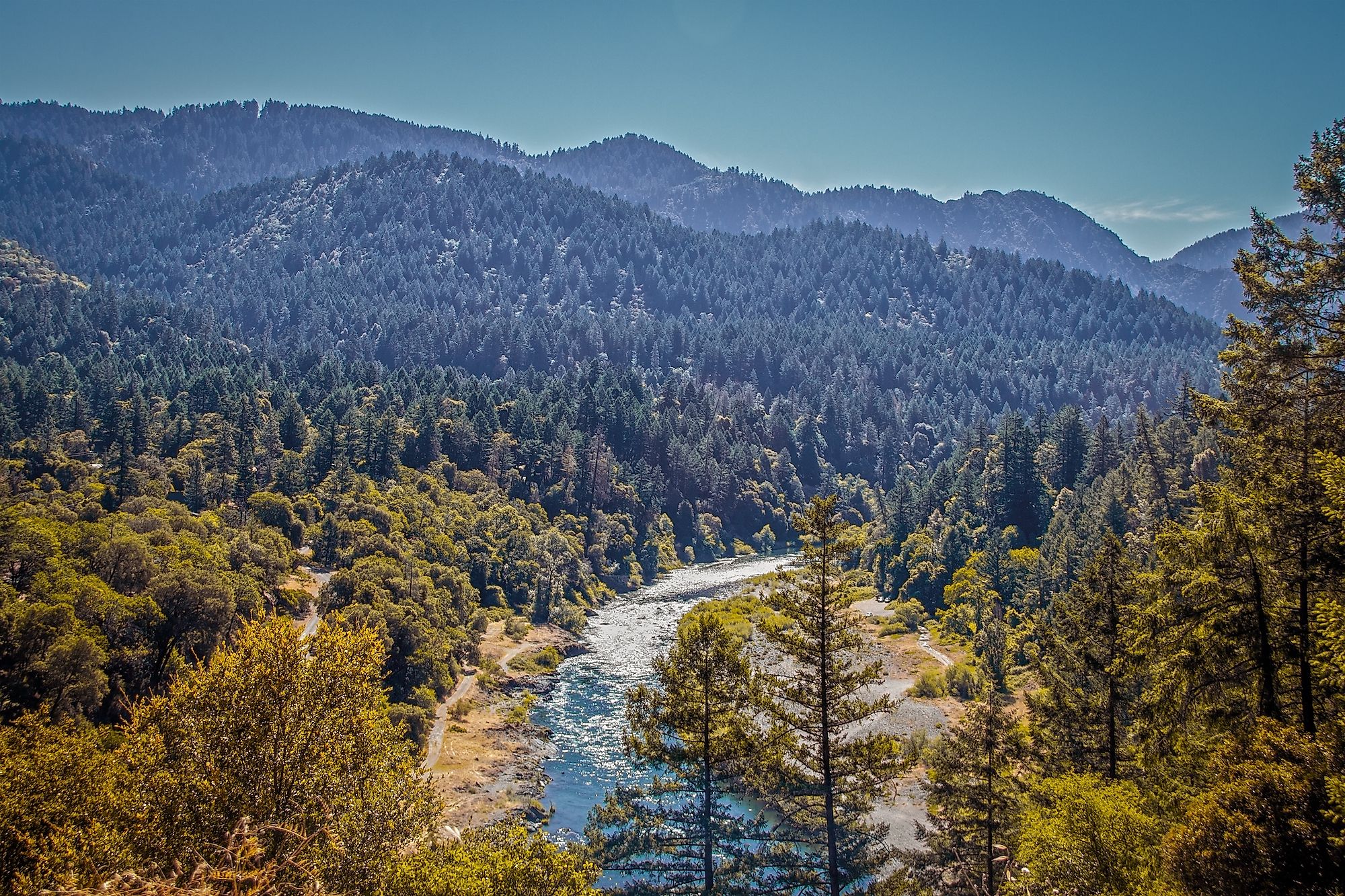 Trinity River in Northern California.