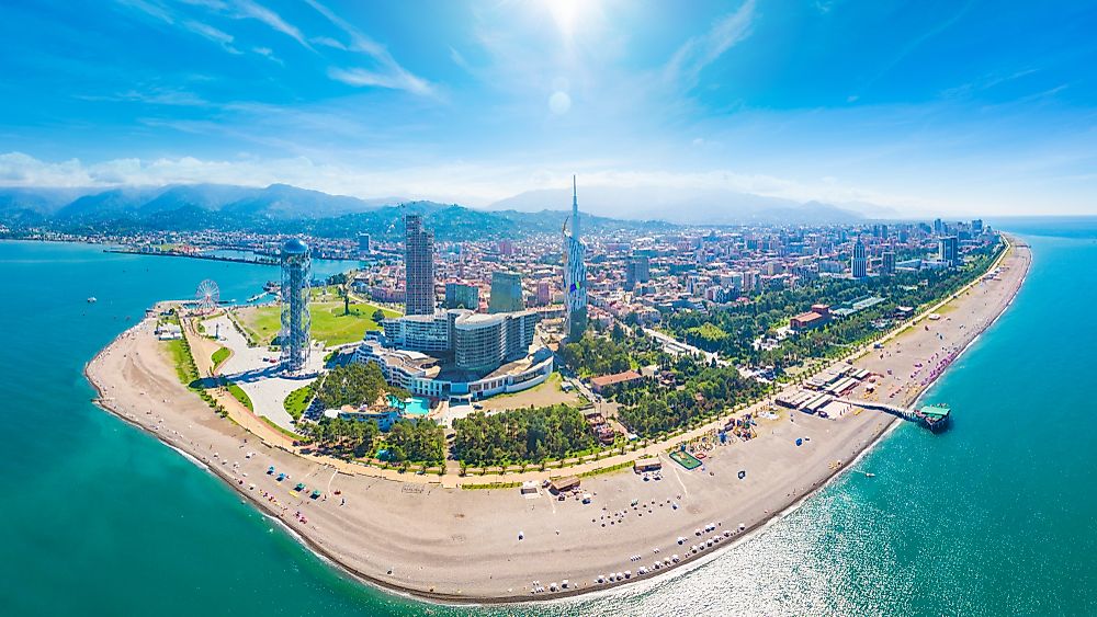 The capital city of Adjara, Batumi.