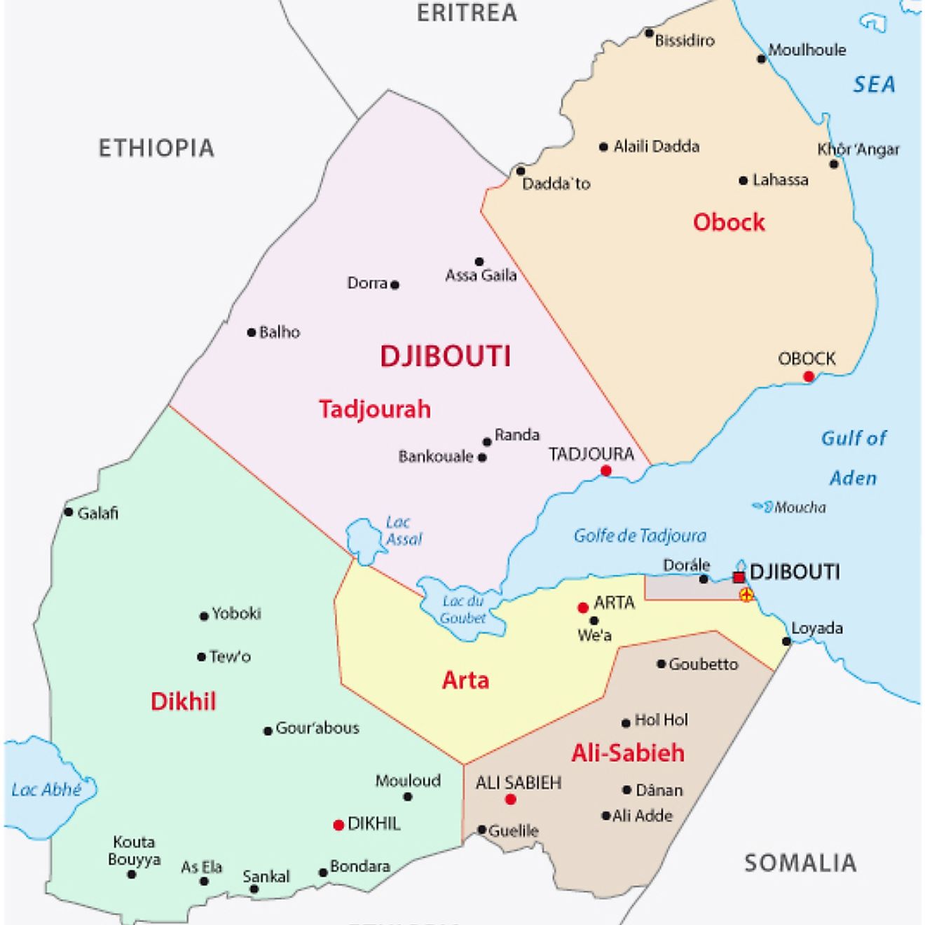 Djibouti Maps And Facts World Atlas