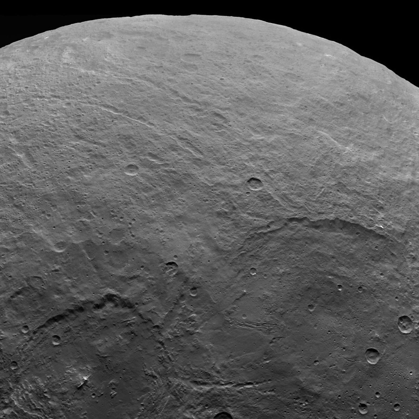 Image of Ceres taken by the Dawn spacecraft. Image credit: NASA/ESA