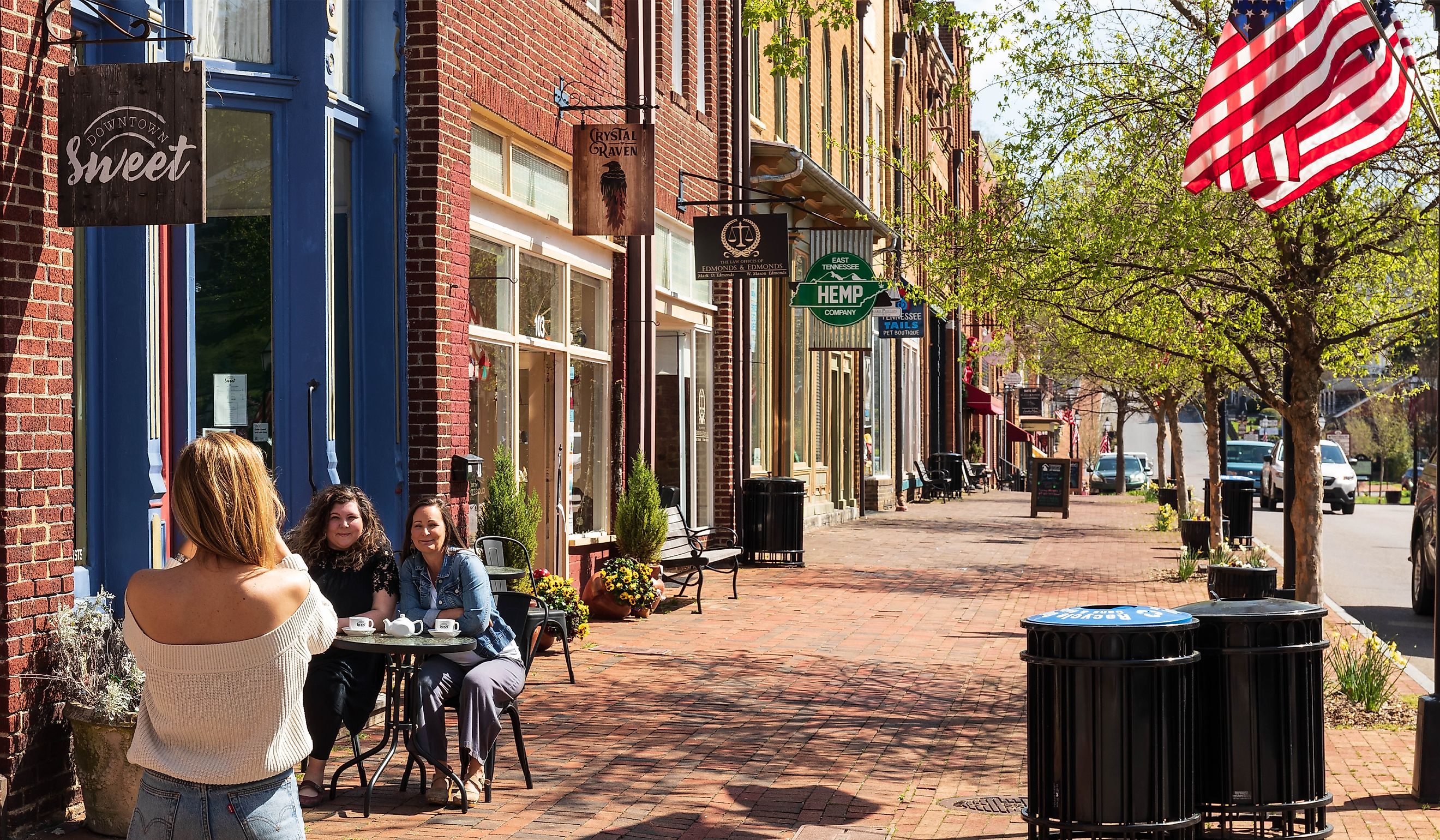 Jonesborough, Tennessee, USA. Editorial credit: Nolichuckyjake / Shutterstock.com