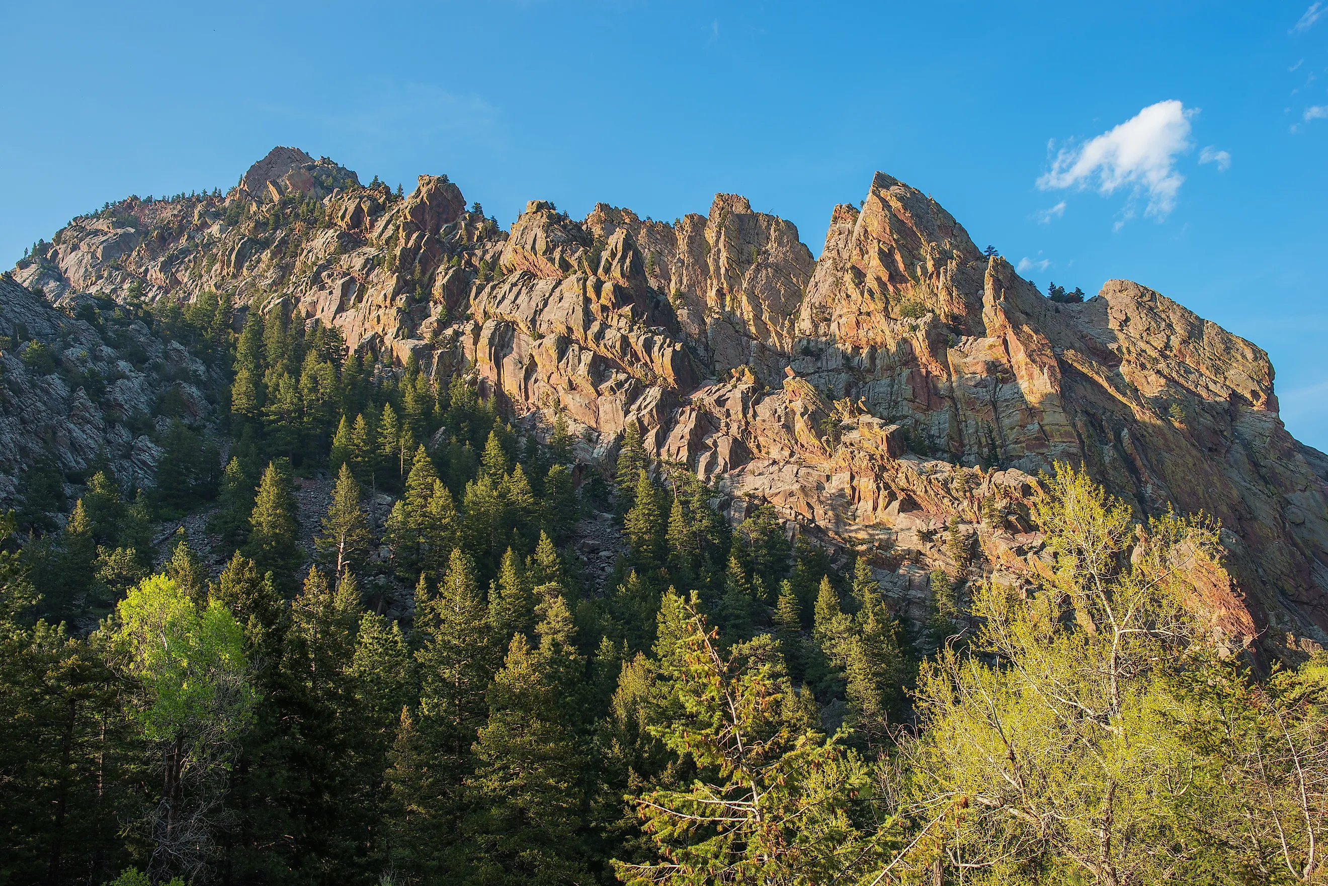 Eldorado Canyon State Park near Boulder, Colorado.