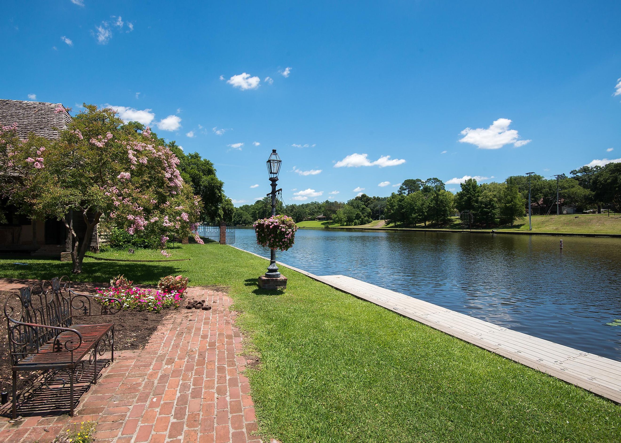 A beautiful park in Natchitoches, Louisiana.