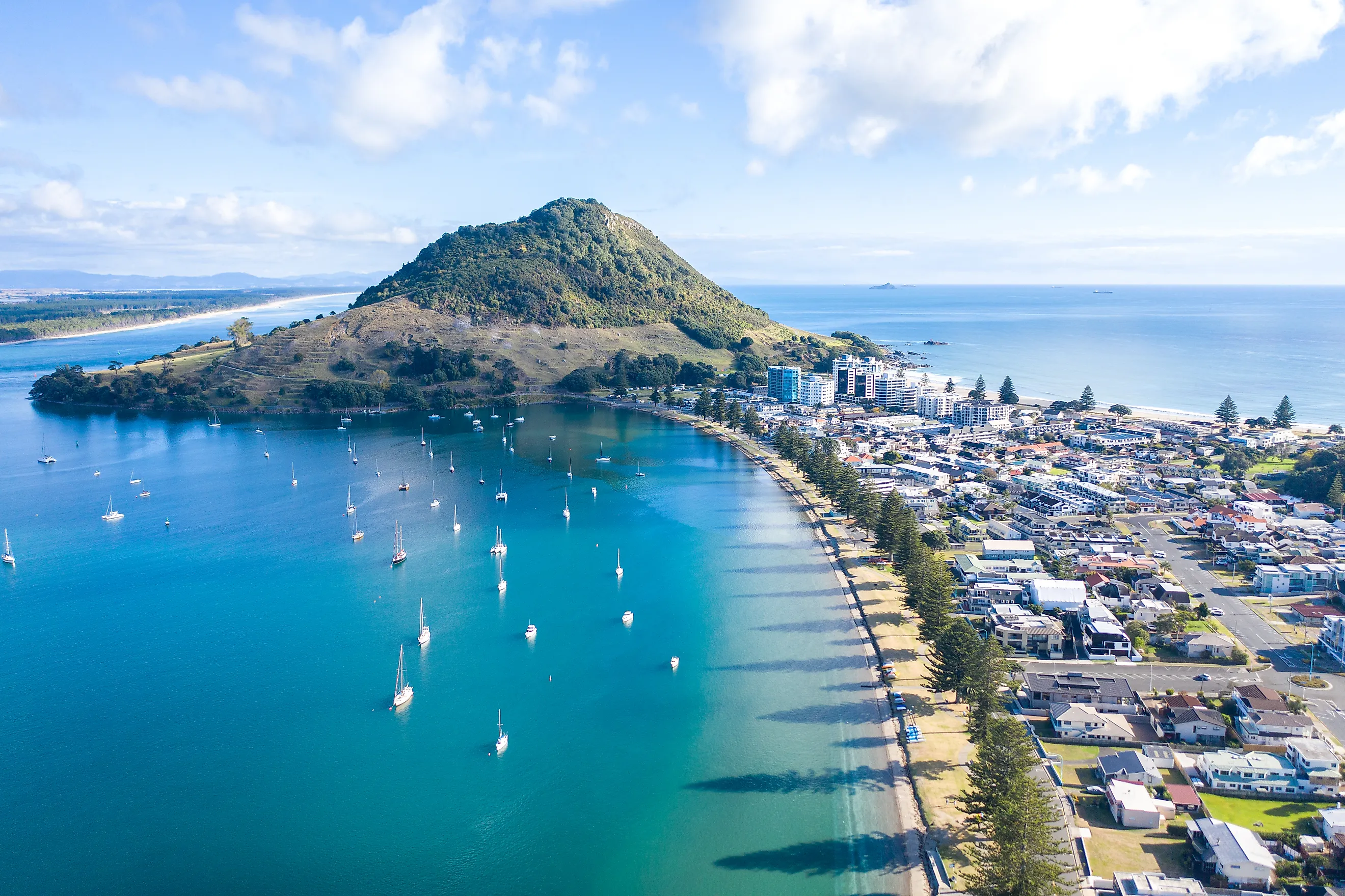Pilot Bay side of Mount Maunganui, New Zealand.