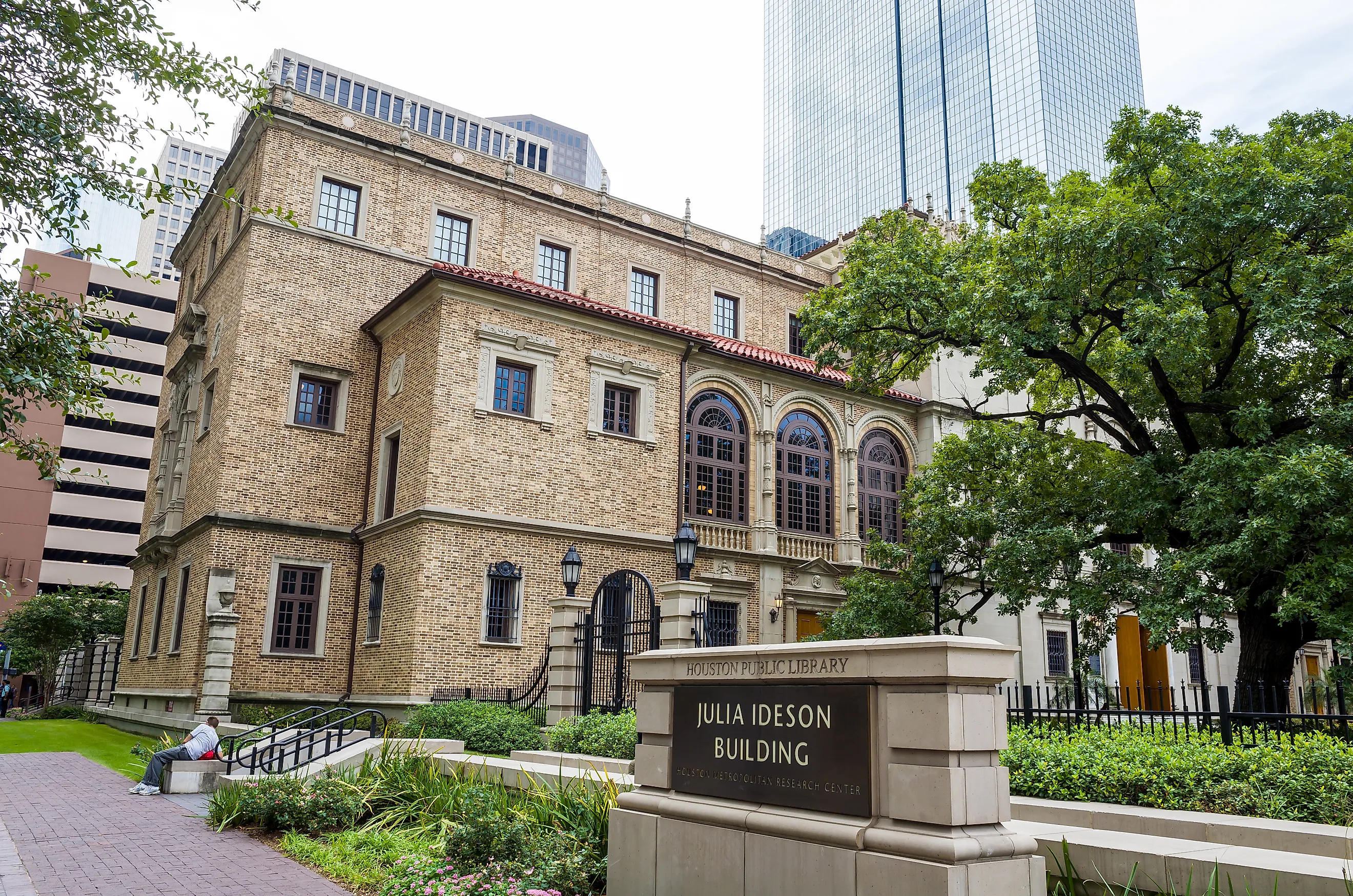 Houston Public Library in downtown Houston, Texas.