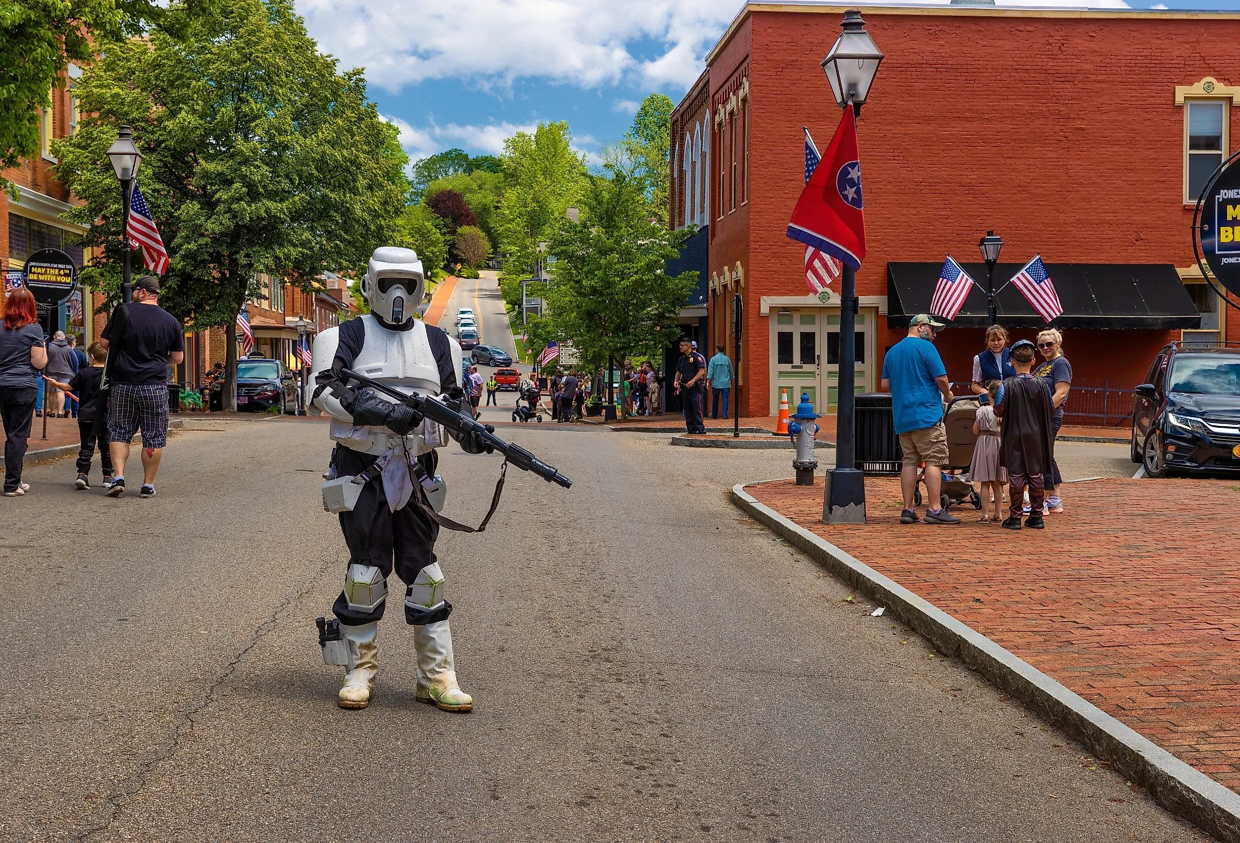 May the Fourth Be With You event in Jonesborough, Tennessee. Image credit Dee Browning via Shutterstock