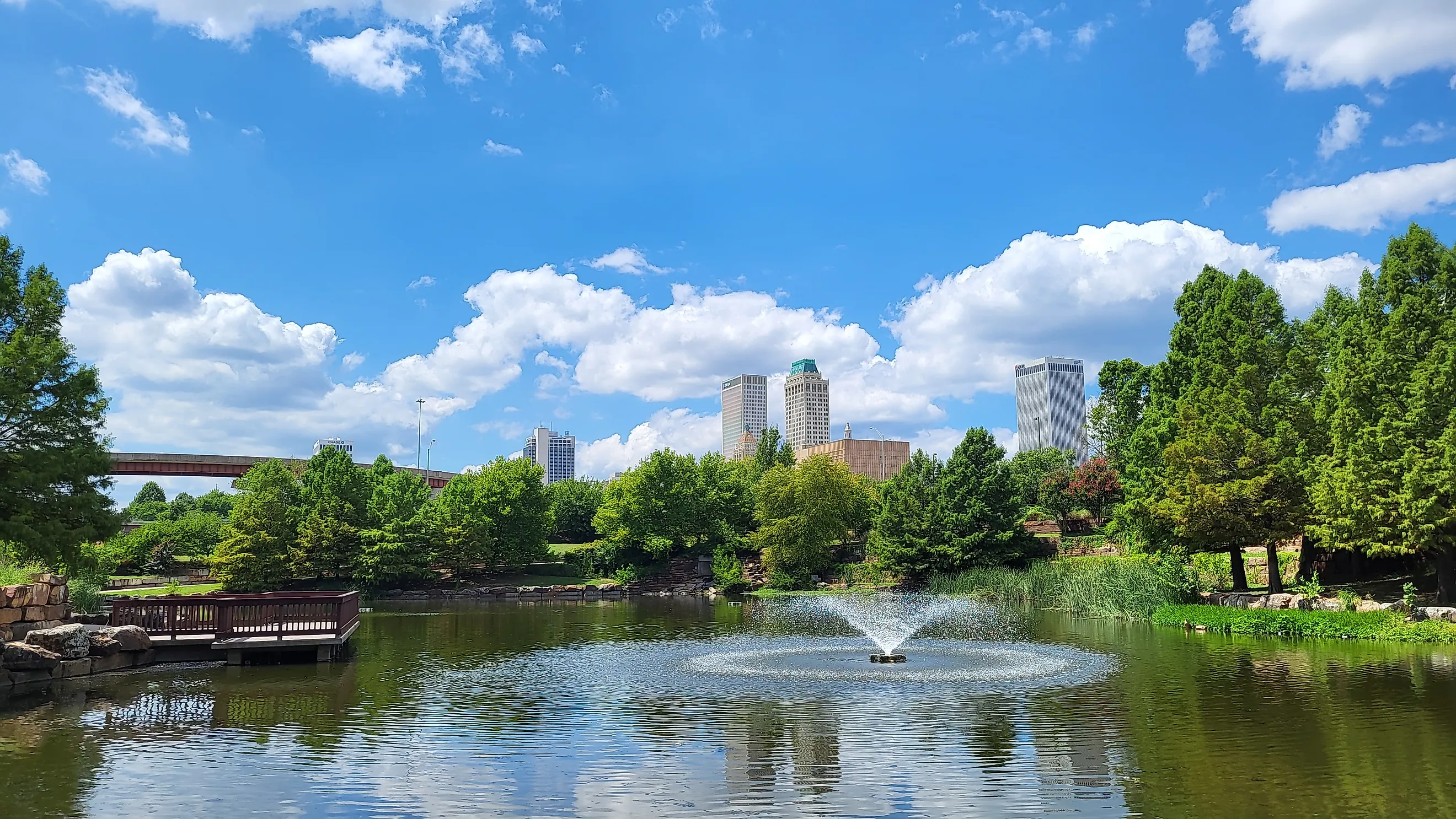 Centennial Park in Tulsa, Oklahoma.