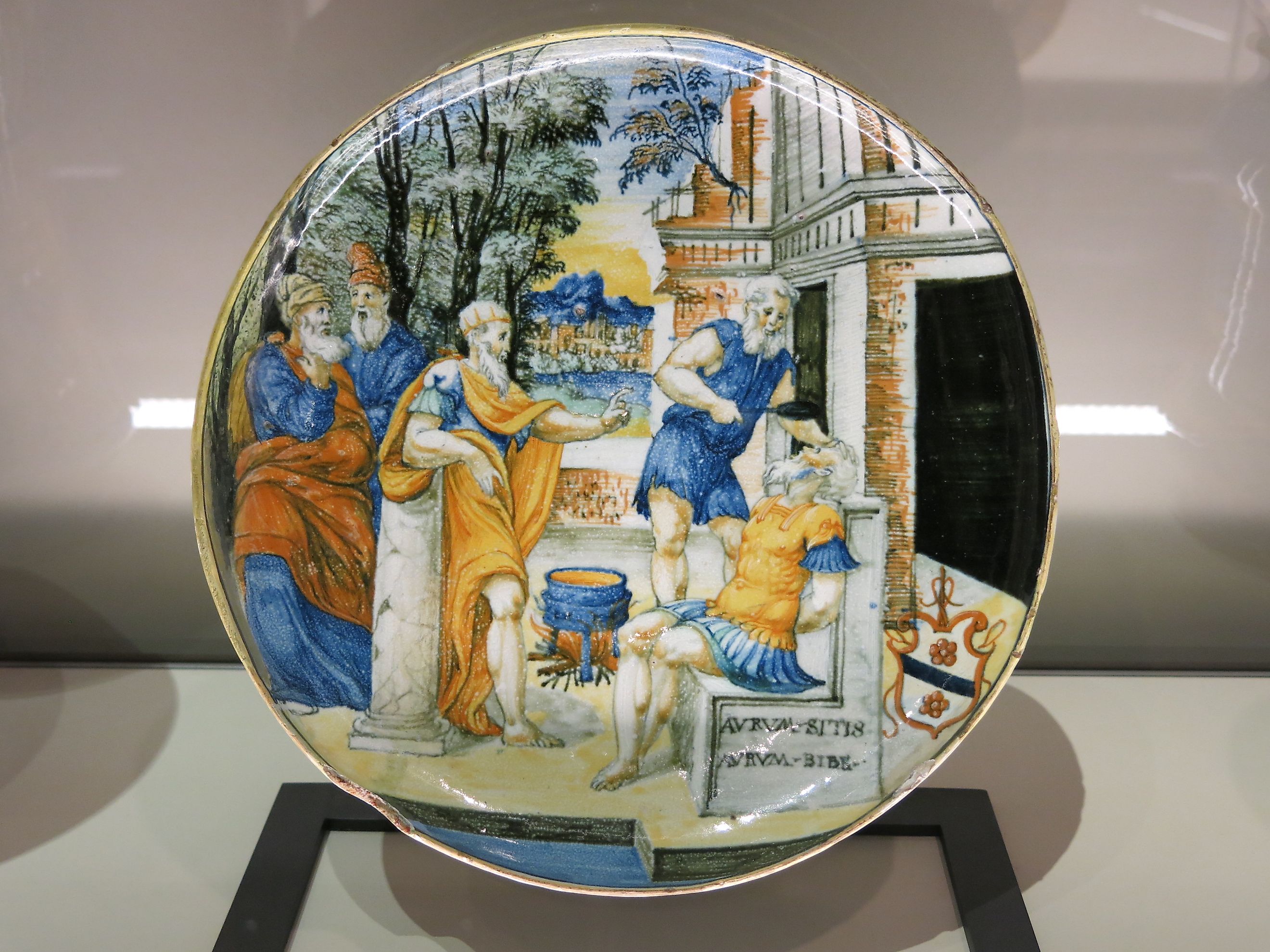 The torture of Crassus. Image credit: Tangopaso, Public domain, via Wikimedia Commons.