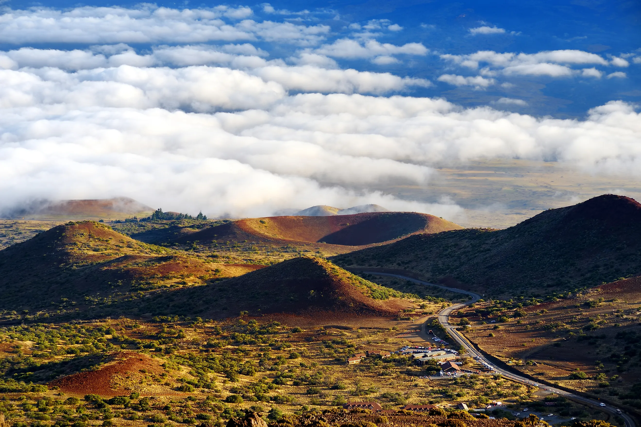 Hawaii's Mauna Loa is the largest active volcano in the world.