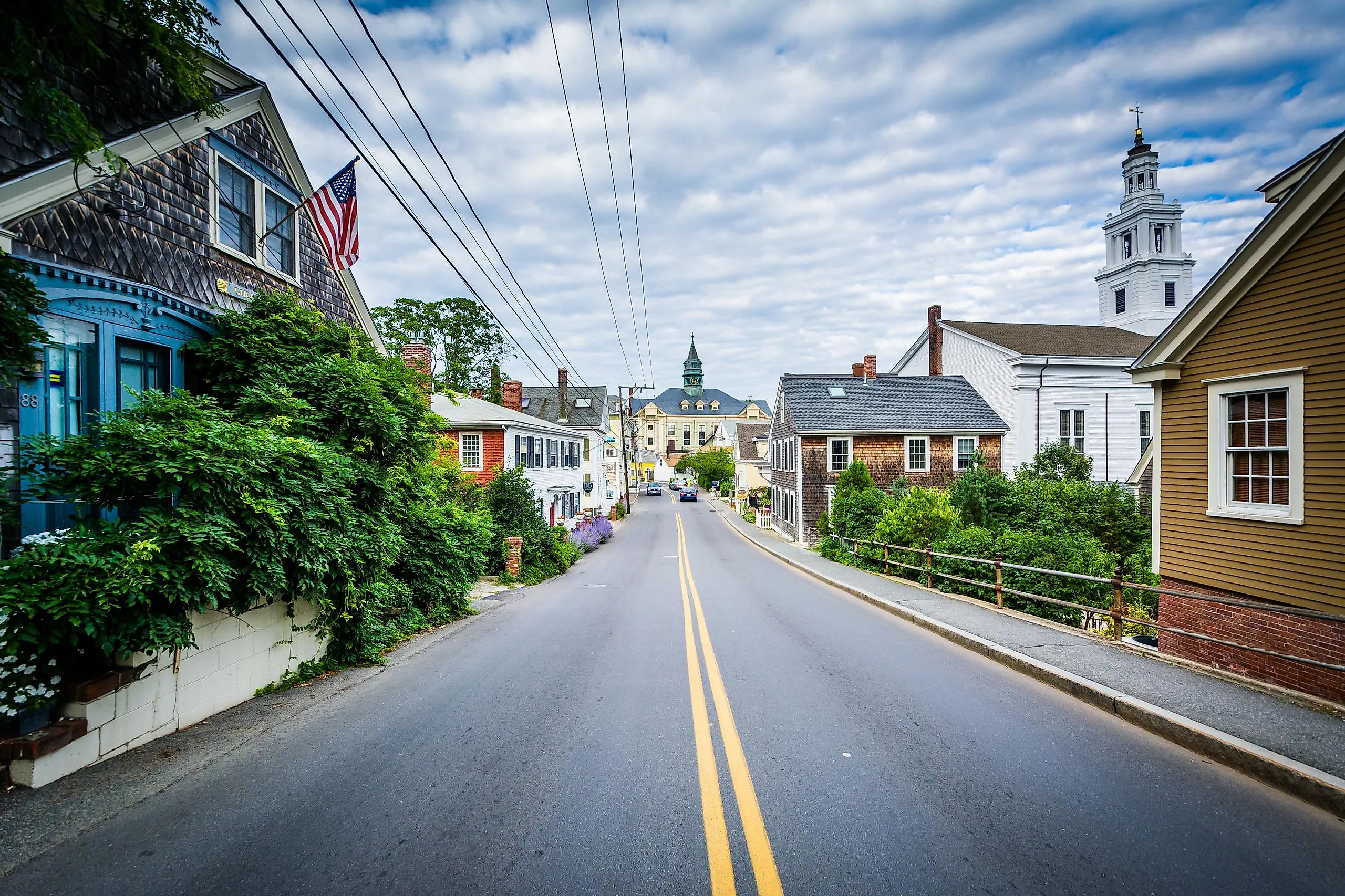 Bradford Street in Provincetown, Massachusetts.