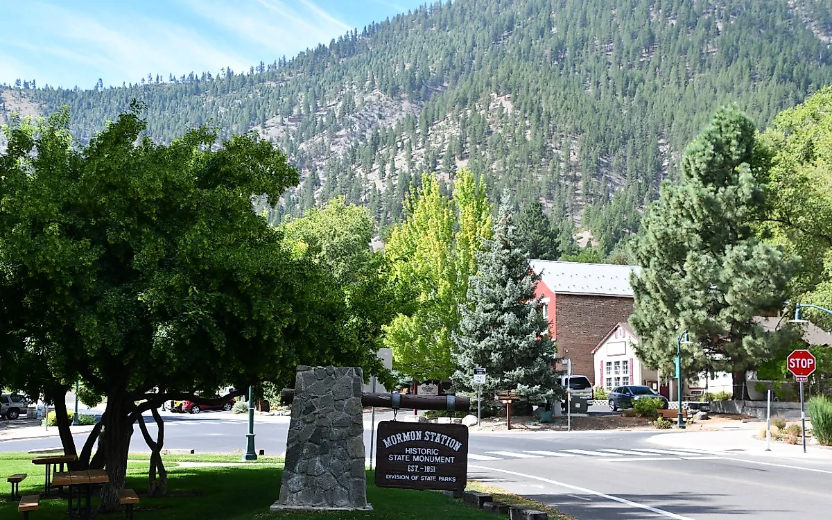 Mormon Station State Historic Park in Genoa, Nevada. Image credit Ritu Manoj Jethani via Shutterstock