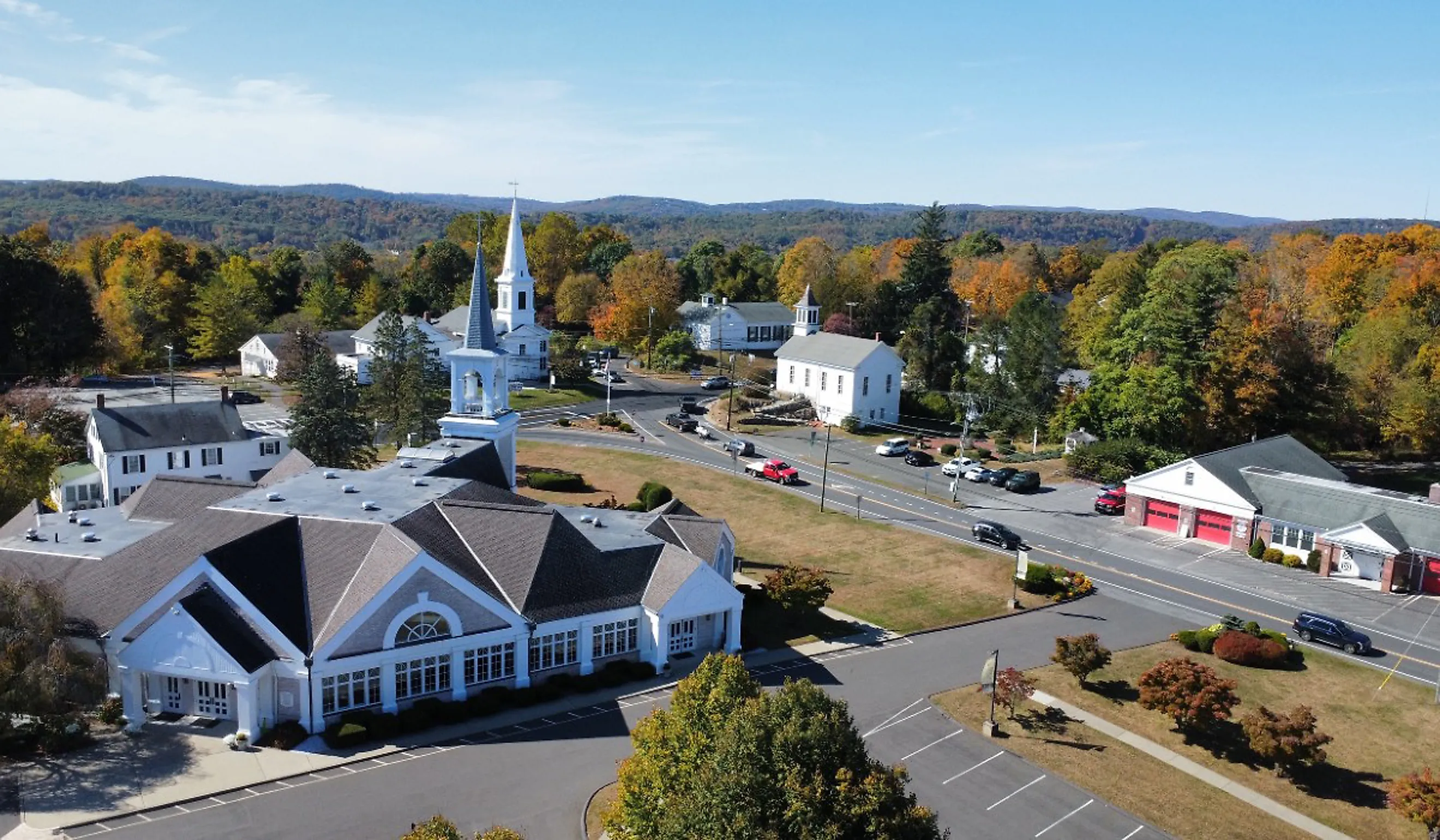 Overlooking Brookfield, Connecticut. Image credit MC Visuals via Shutterstock
