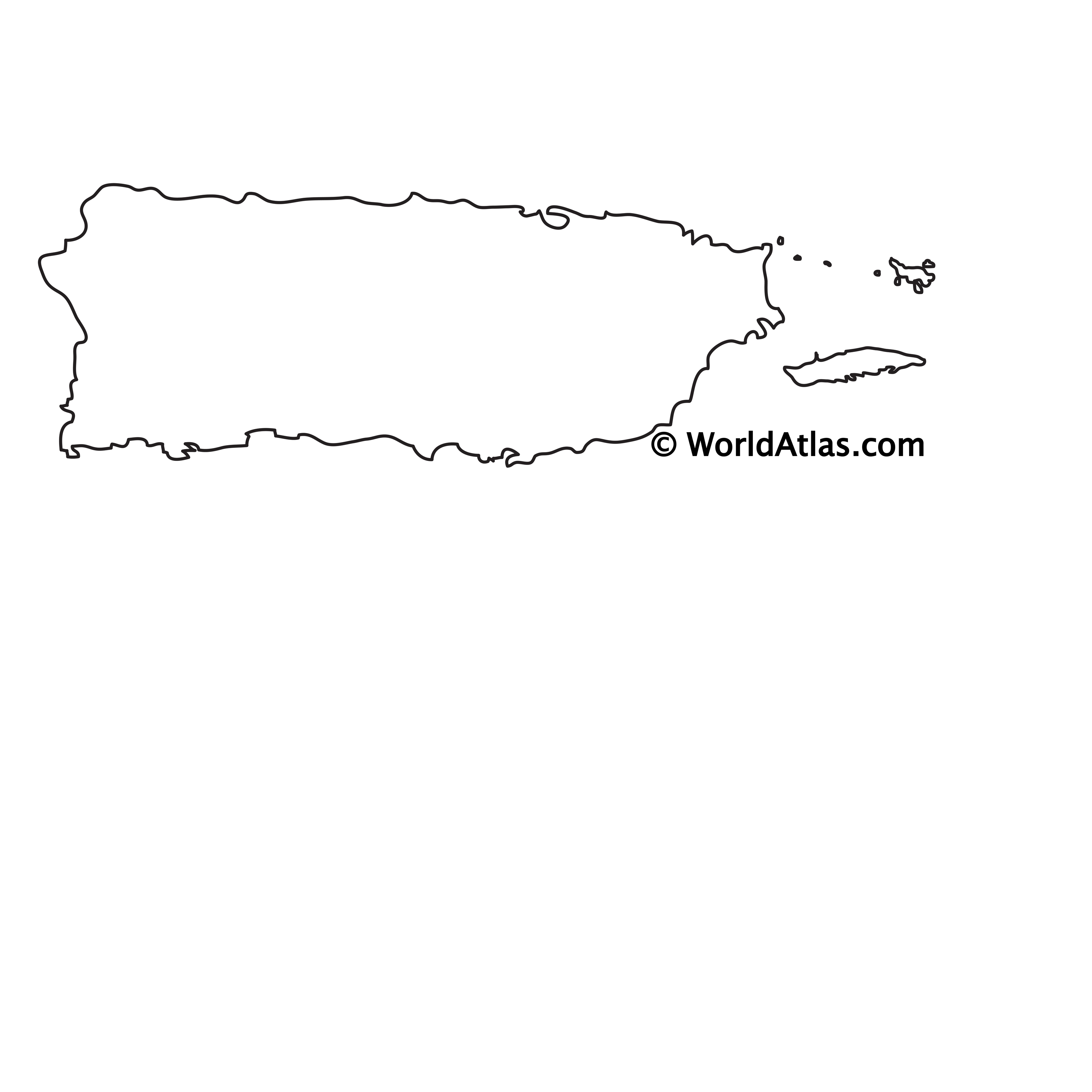 Blank Map Of Puerto Rico Svg Vector Outline Map Porn Sex Picture