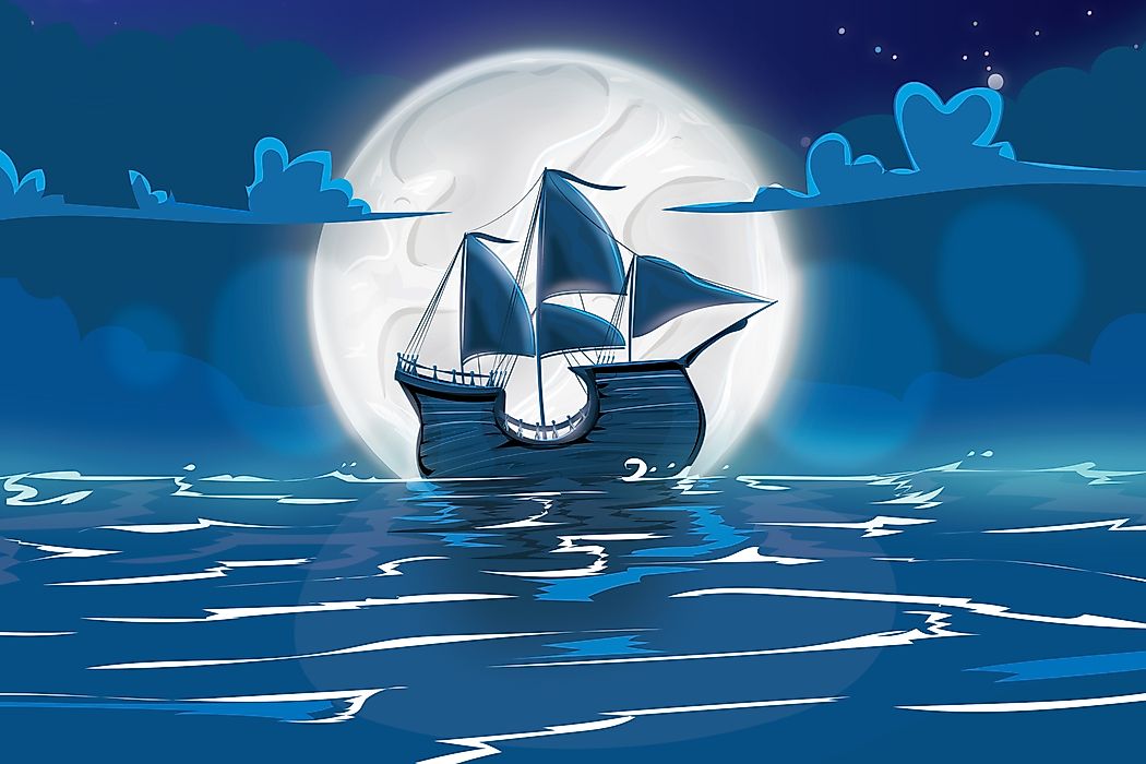 Mary Celeste was found mysteriously abandoned, adrift in the Atlantic Ocean.