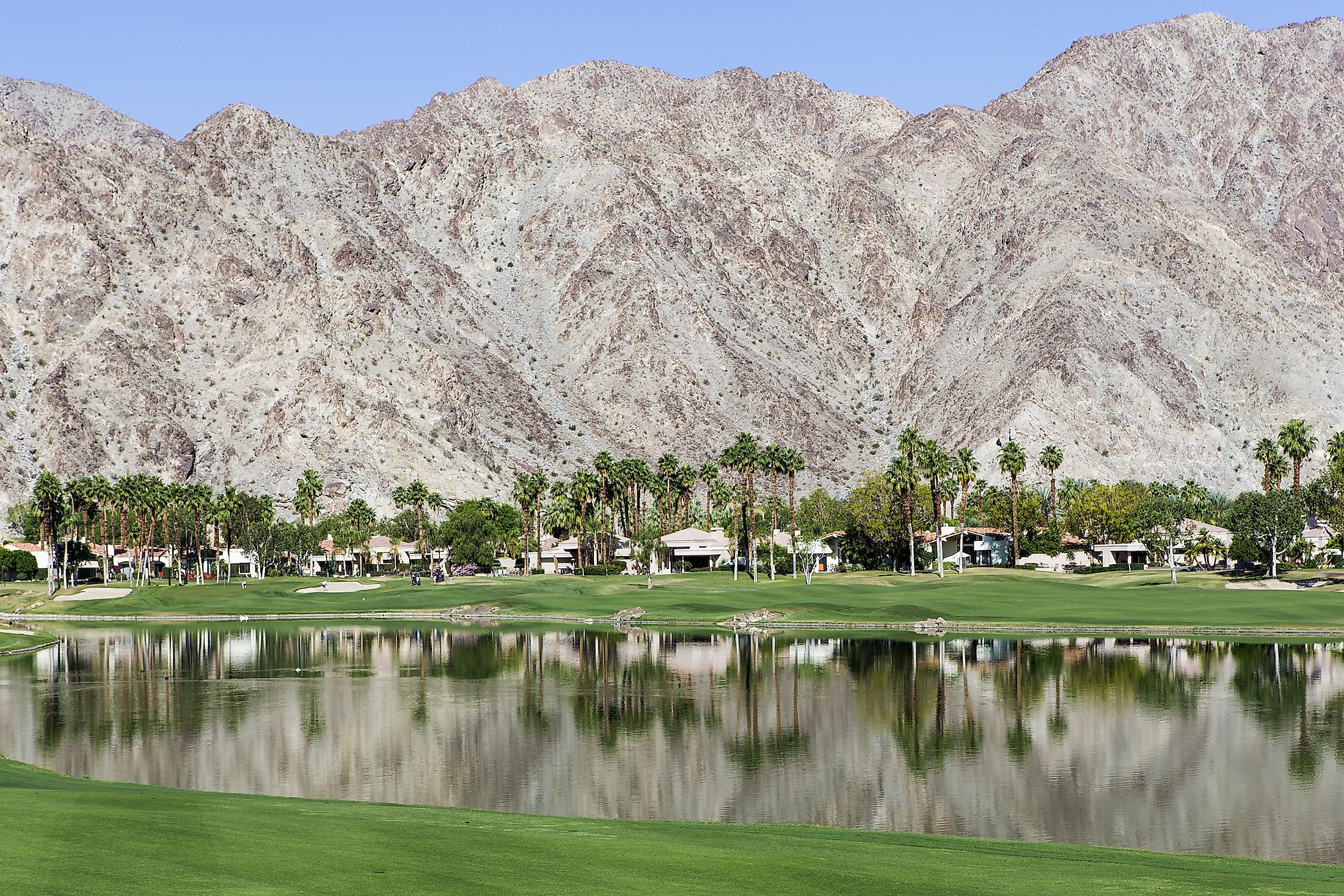 The golf course in Rancho Mirage. Editorial credit: Isogood_patrick / Shutterstock.com